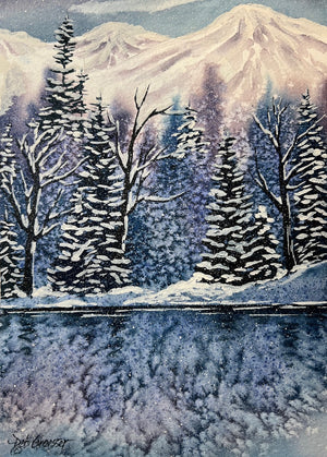 Snow Anyone? Watercolor 102 Art Class - Fri. 3.14.25 @ 1P