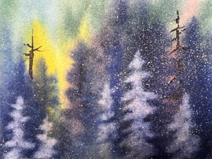 Snow Anyone? Watercolor 102 Art Class - Fri. 3.14.25 @ 1P