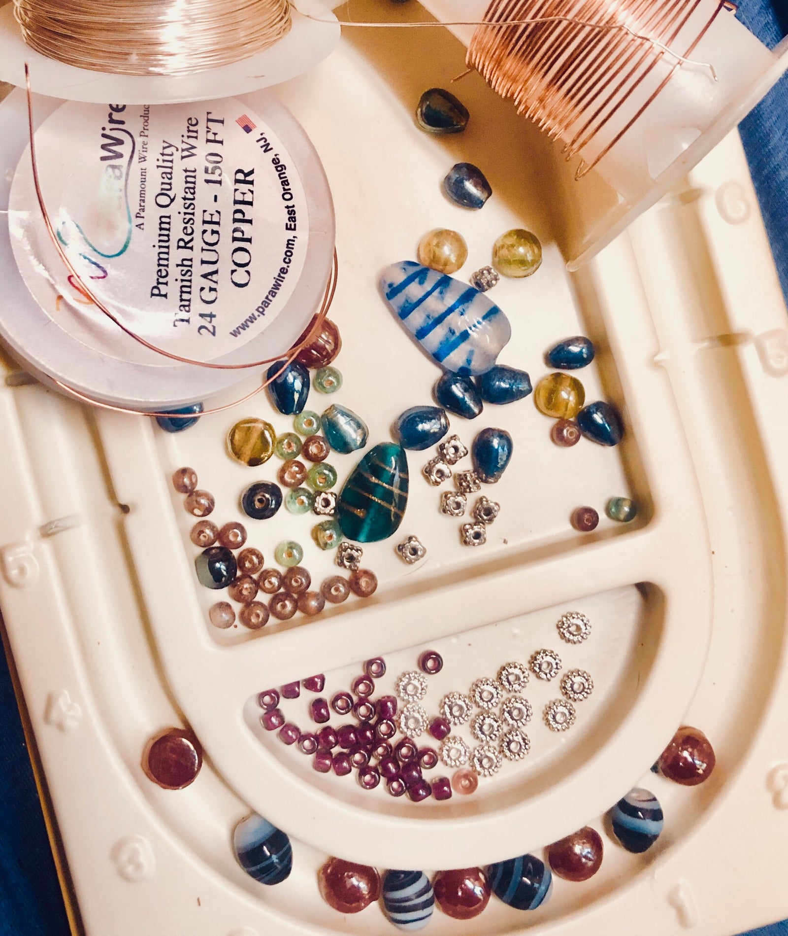 Beaded & Wire Chain Bracelet Art Class Sun. 4.16.26 @ 5:30P