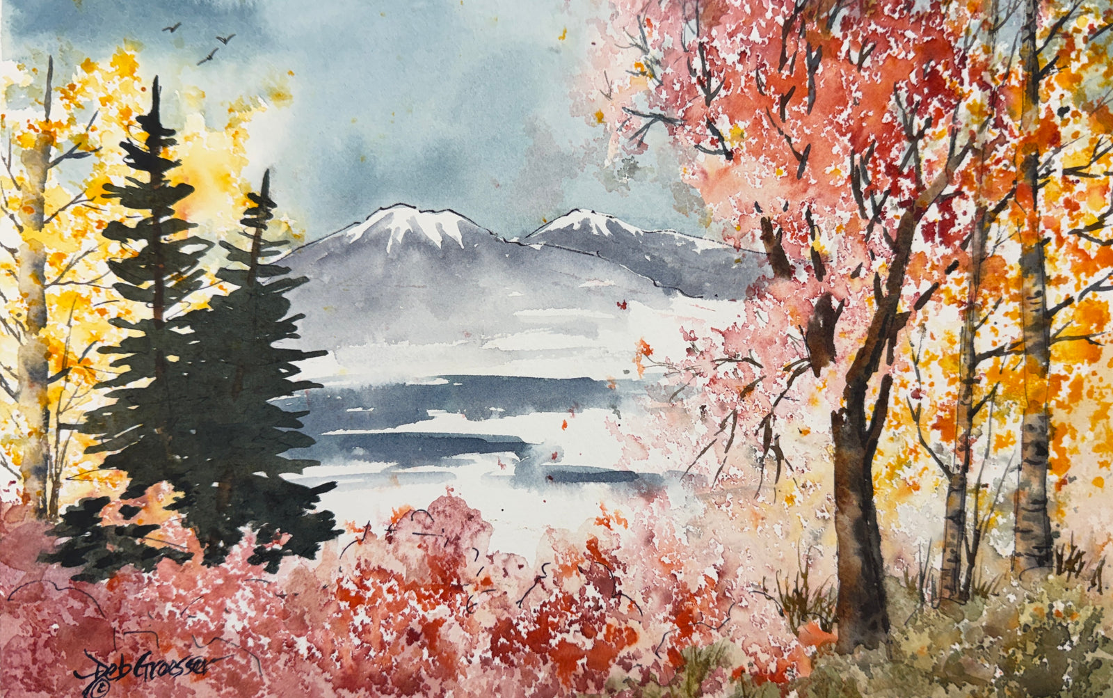 102 Watercolor Mountainscapes Art Class with Deb Sun. 3.15.26 @ 1P