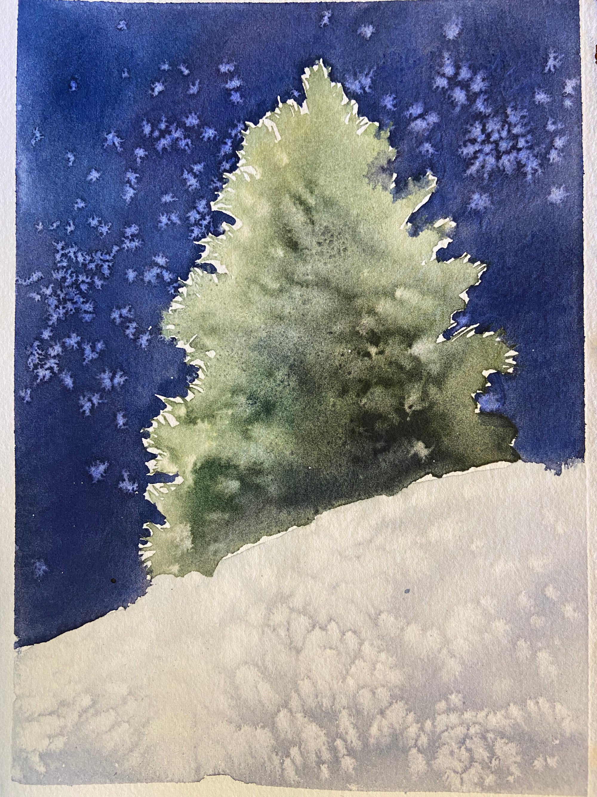 102 Watercolor Art Class: Holiday Mini Paintings 12.6.25 @ 1P