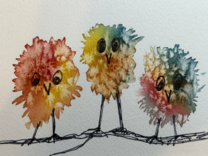Beginner Watercolor- Whimsical Bird with Deb Thurs. 4.9.26 @ 1P