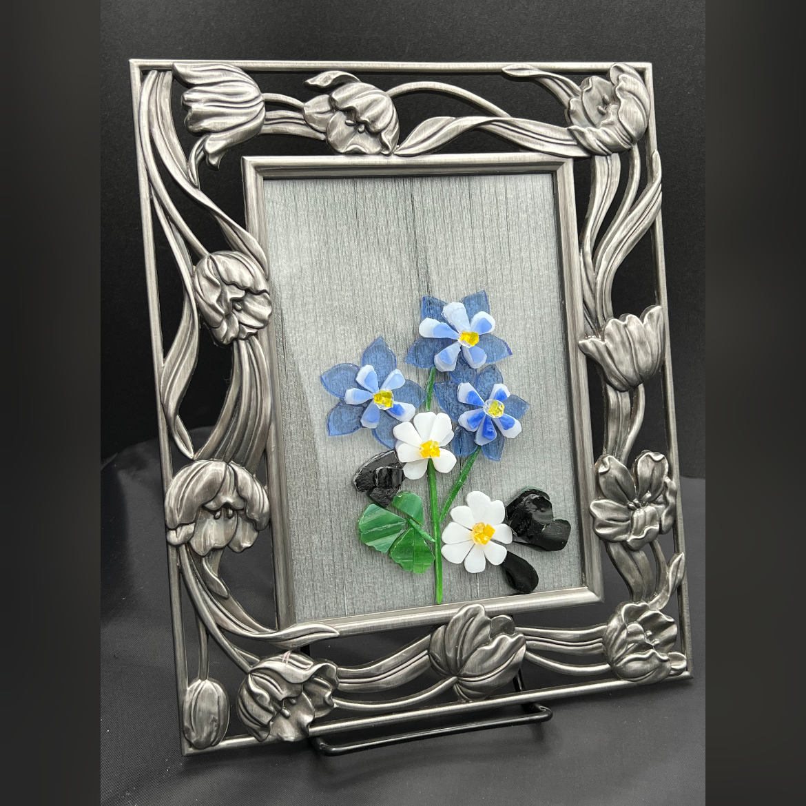 Blue Columbine & White Marsh Marigold