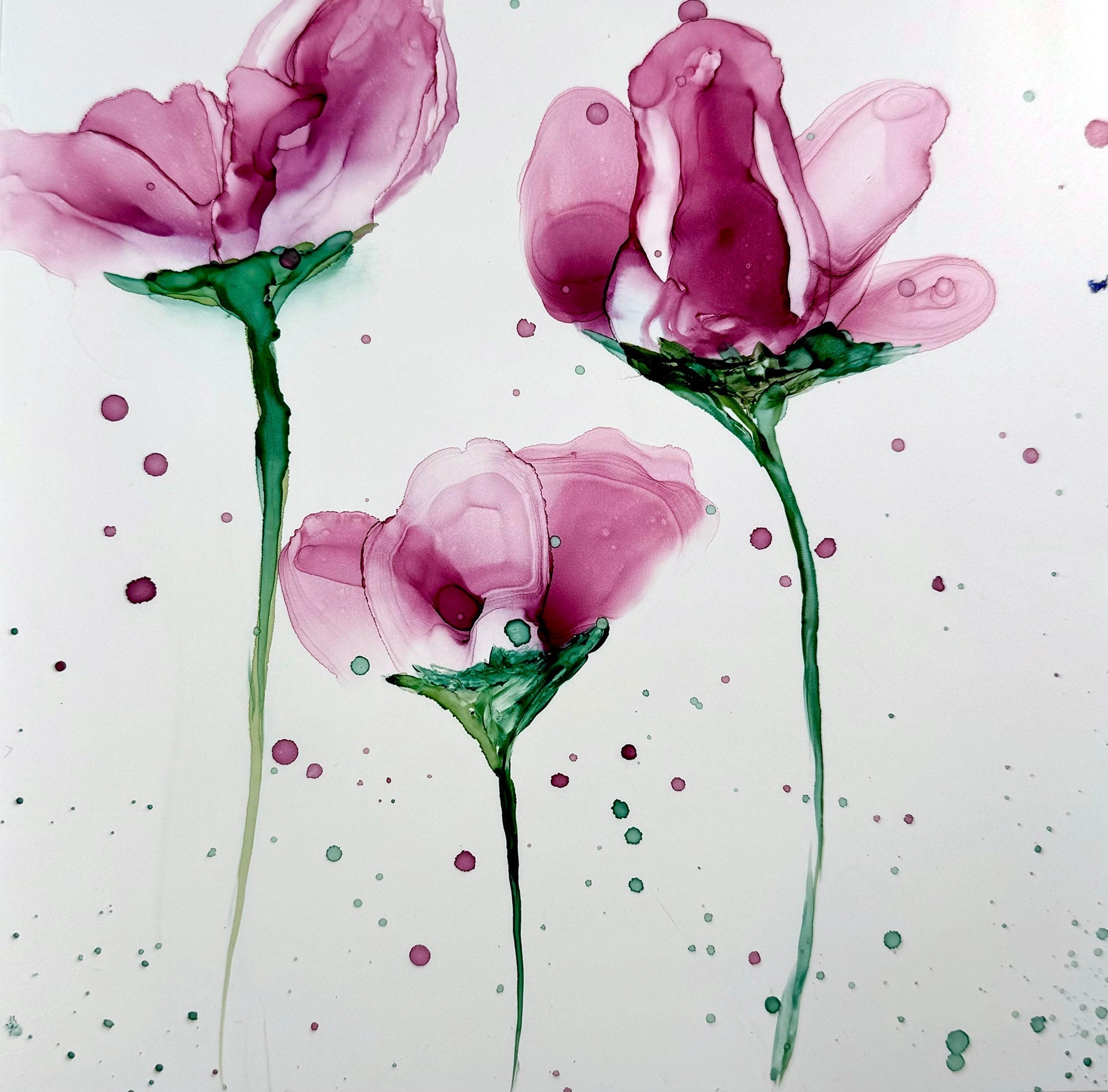 Intro to Alcohol Inks Art Class - Thurs. 6.20.24 @ 1P