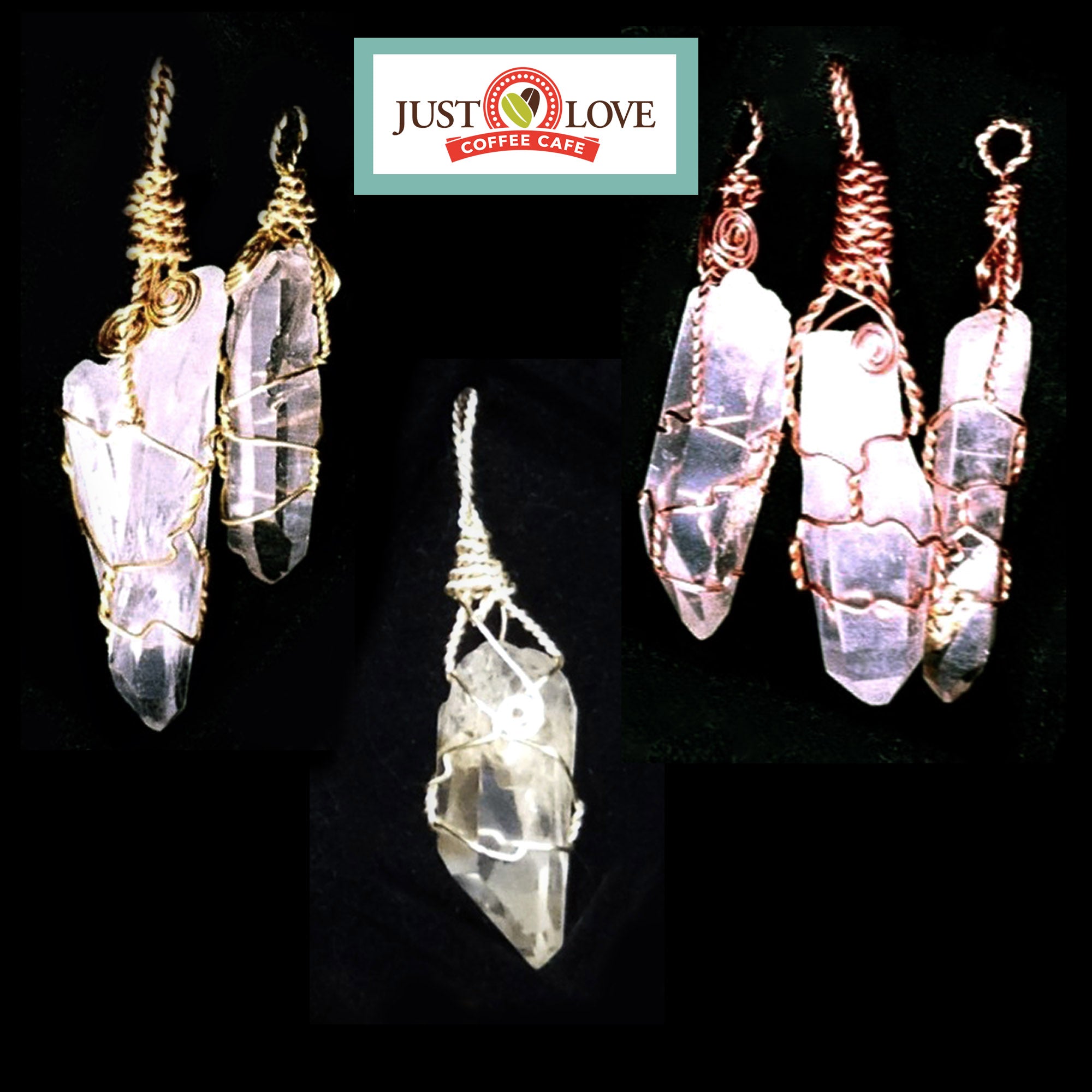 Beginner Wire Wrapping Art Class at Just Love Coffee Cafe Mon 5.13.24 @ 3:30P