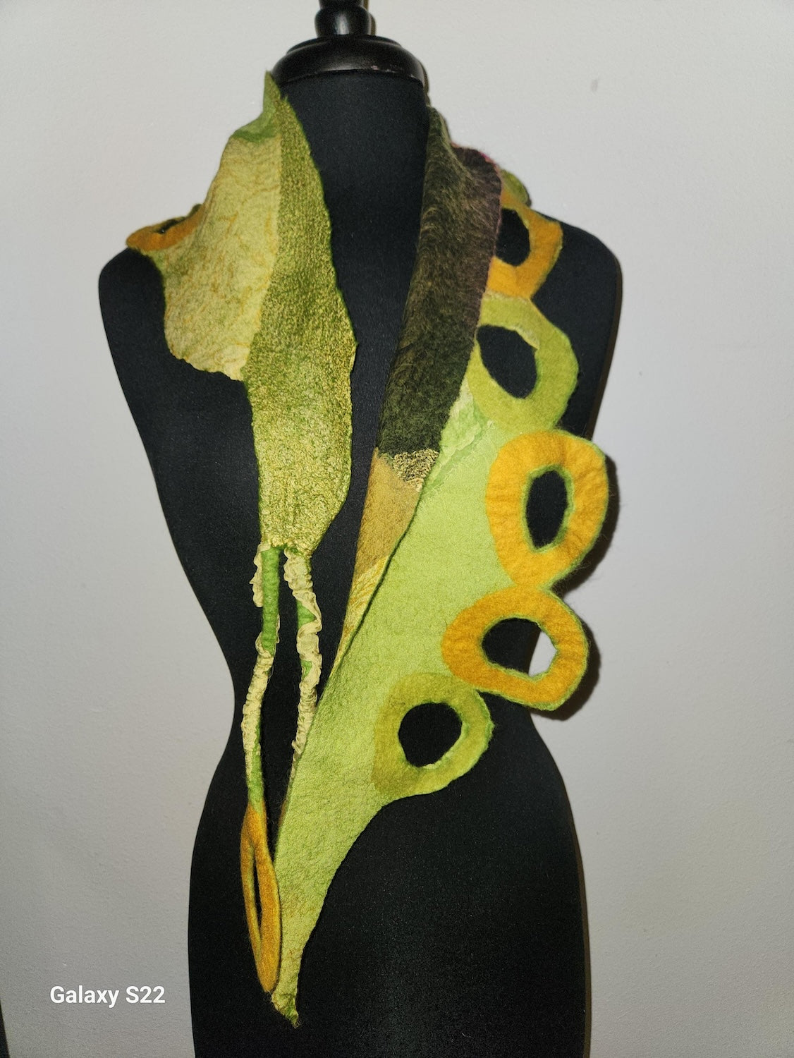 Scarf Gold and Green x2