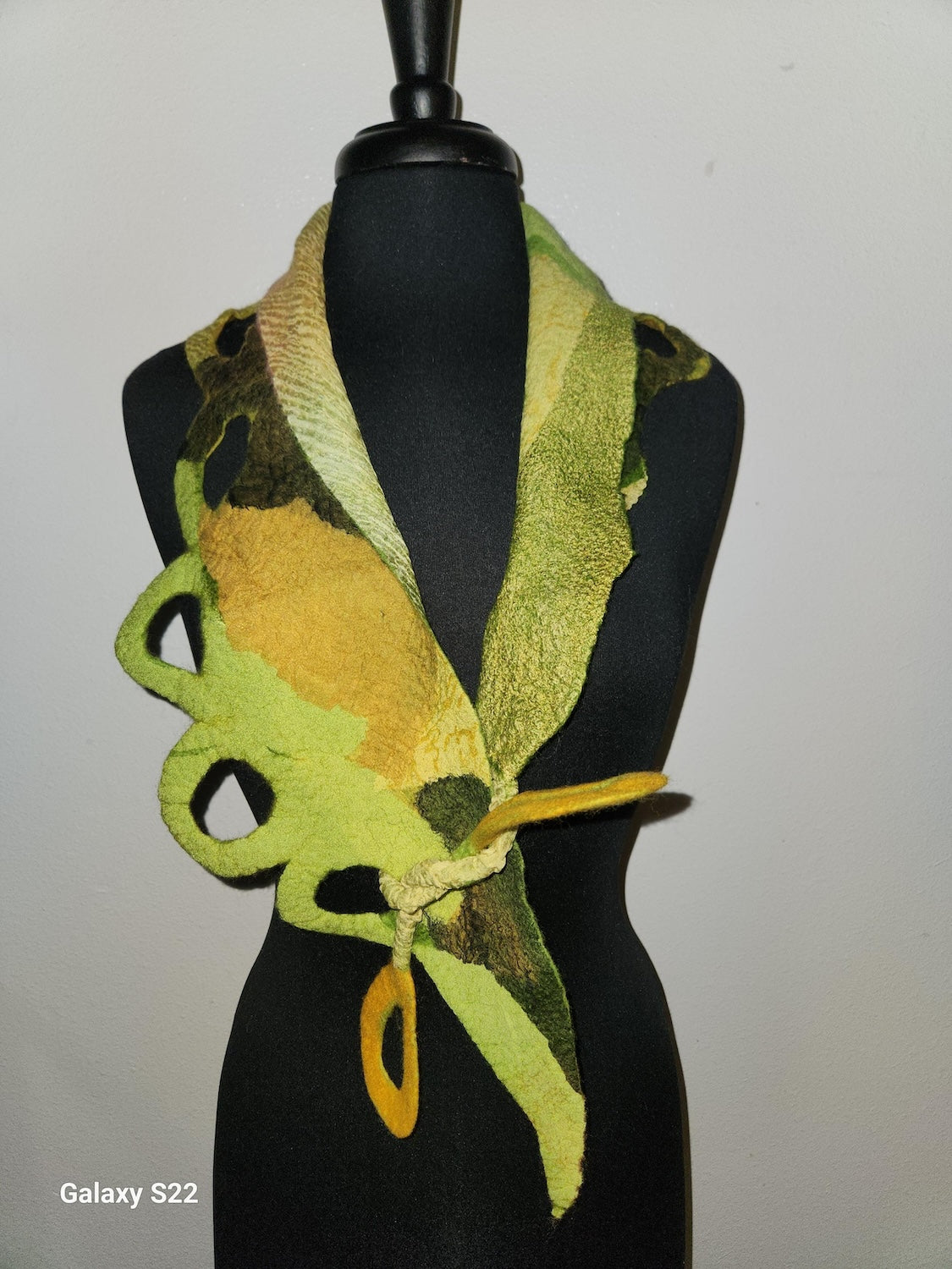 Scarf Gold and Green x2