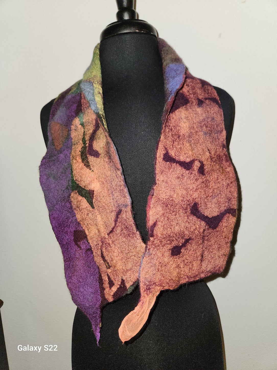 Scarf Apricot Reversible