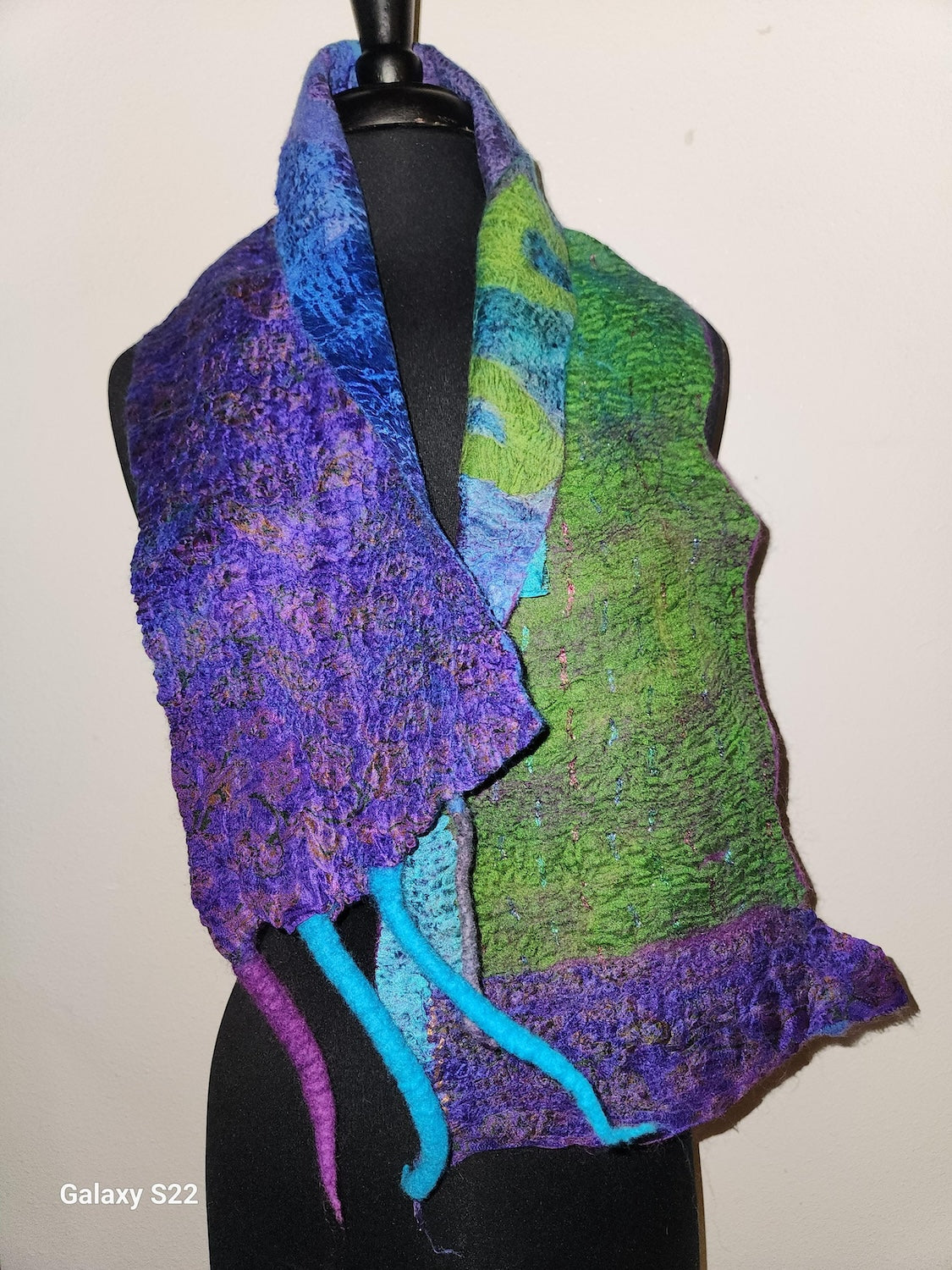 Scarf Apricot Purple