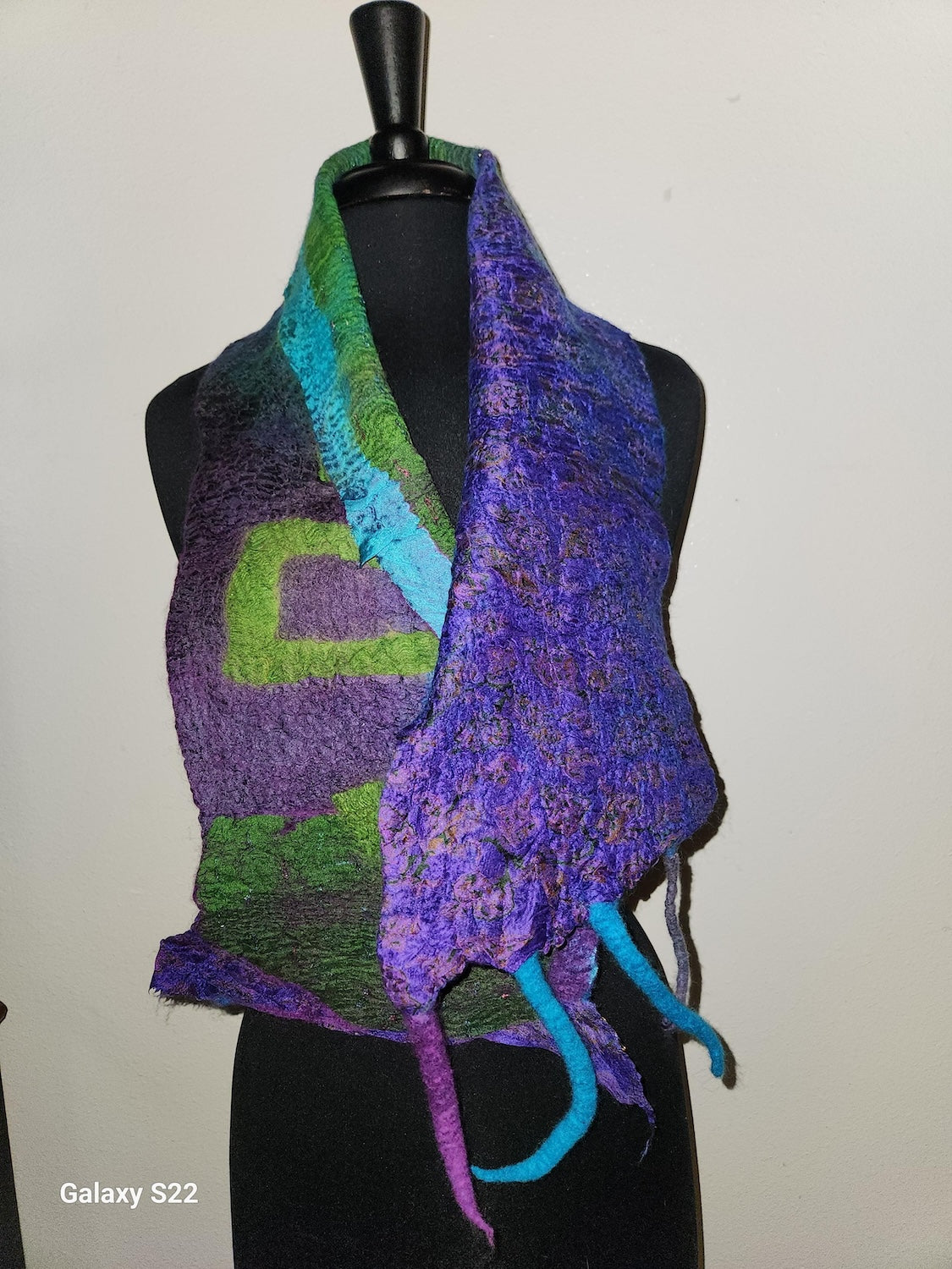 Scarf Apricot Purple