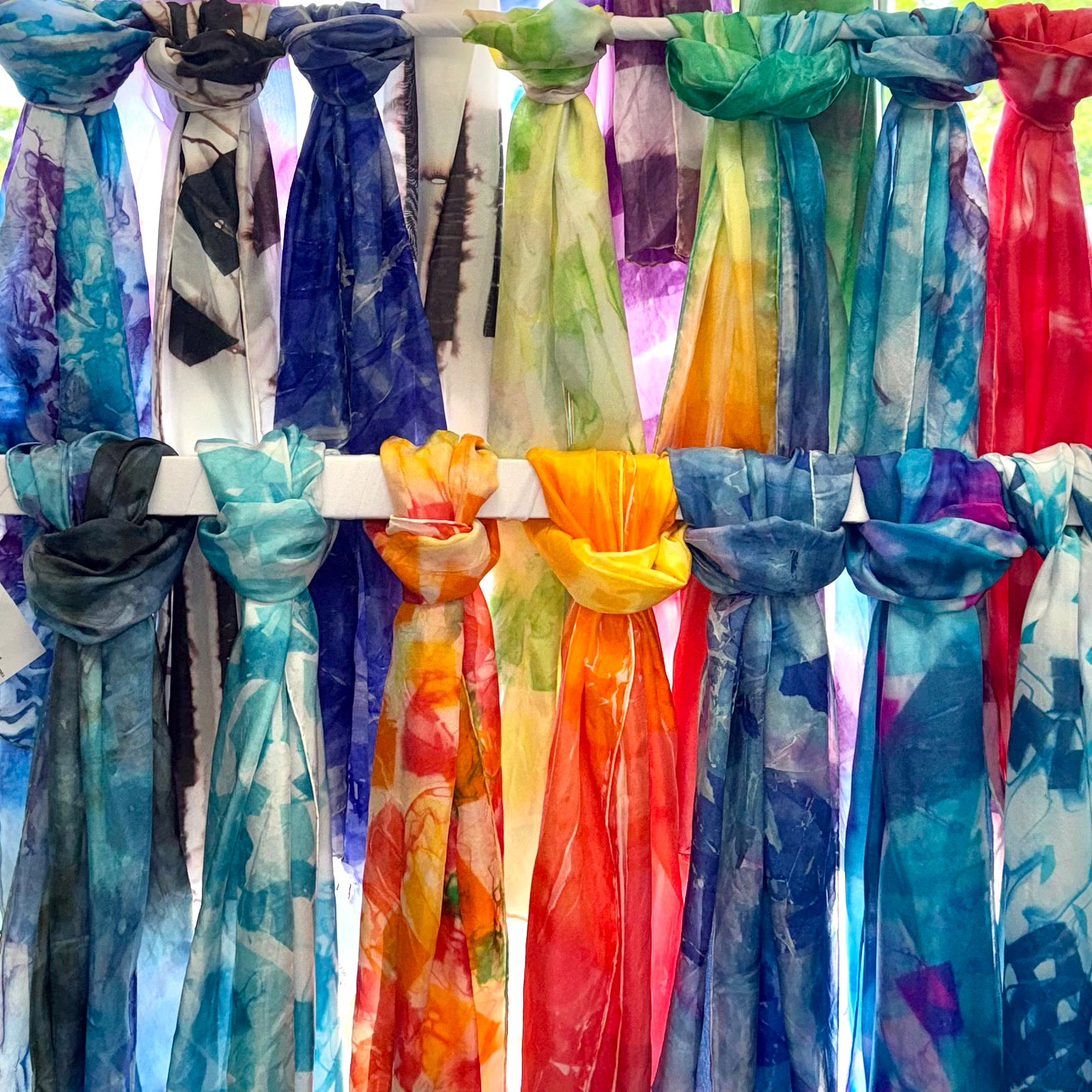 Silk Scarves (long) - Variety of Colors
