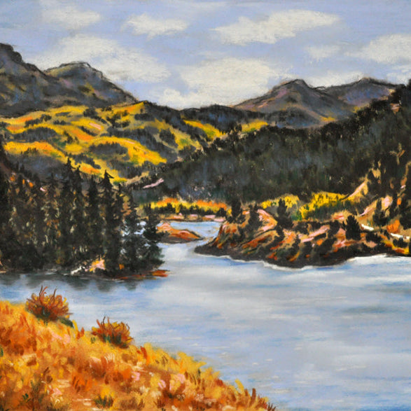 Pastel Landscape -Lake San Cristobal Art Class Tues. 10.20.26 @ 10AM