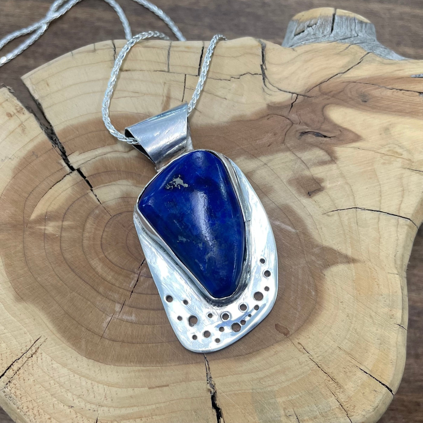 Lapis Sterling Silver Necklace