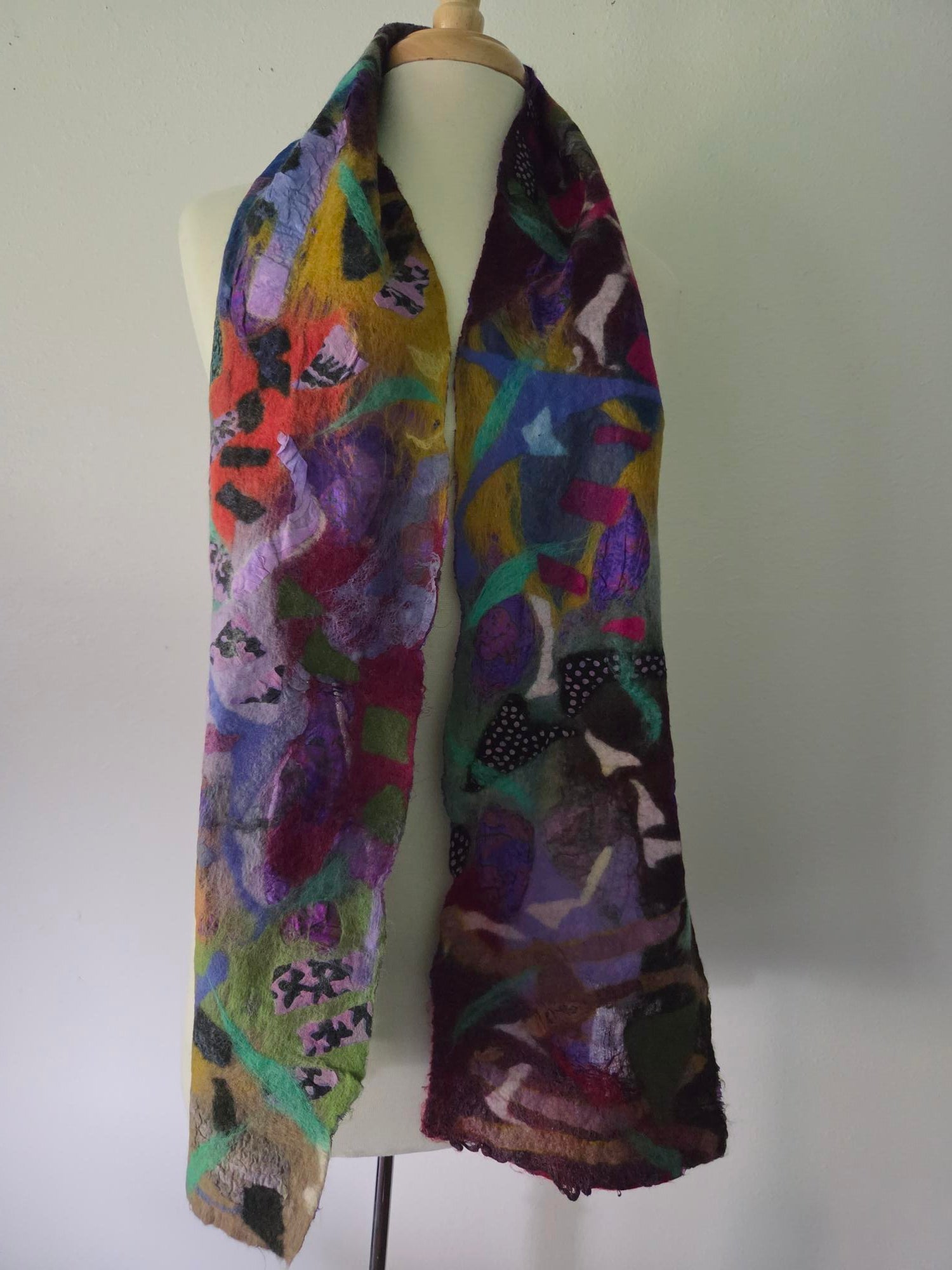 Layered Abstract Scarf
