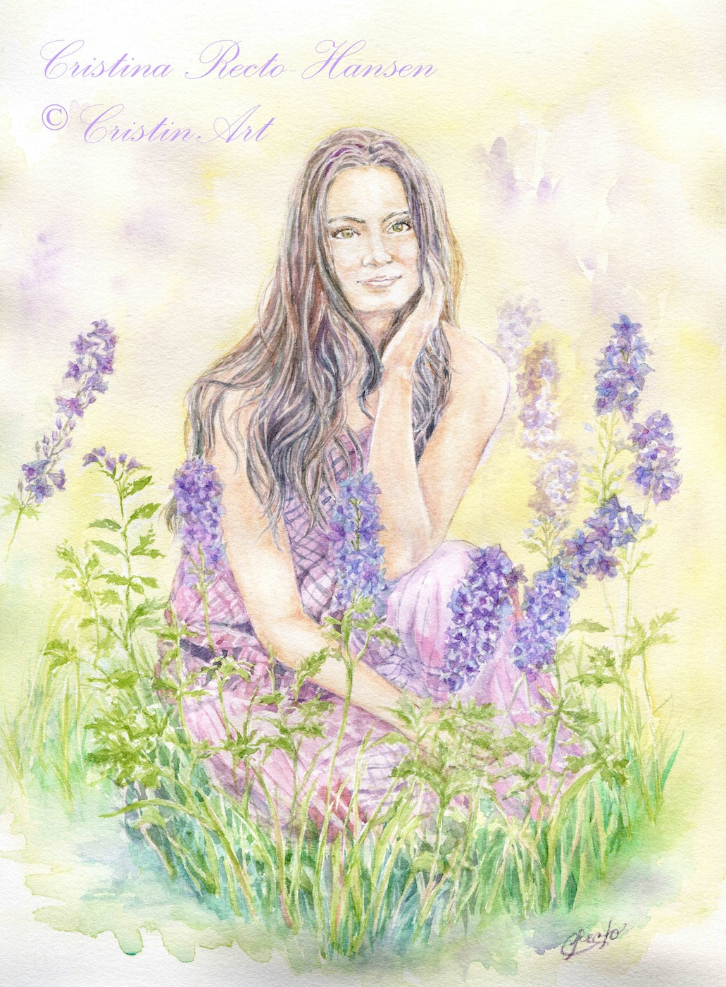 Lupine Belle,  11x14 art print