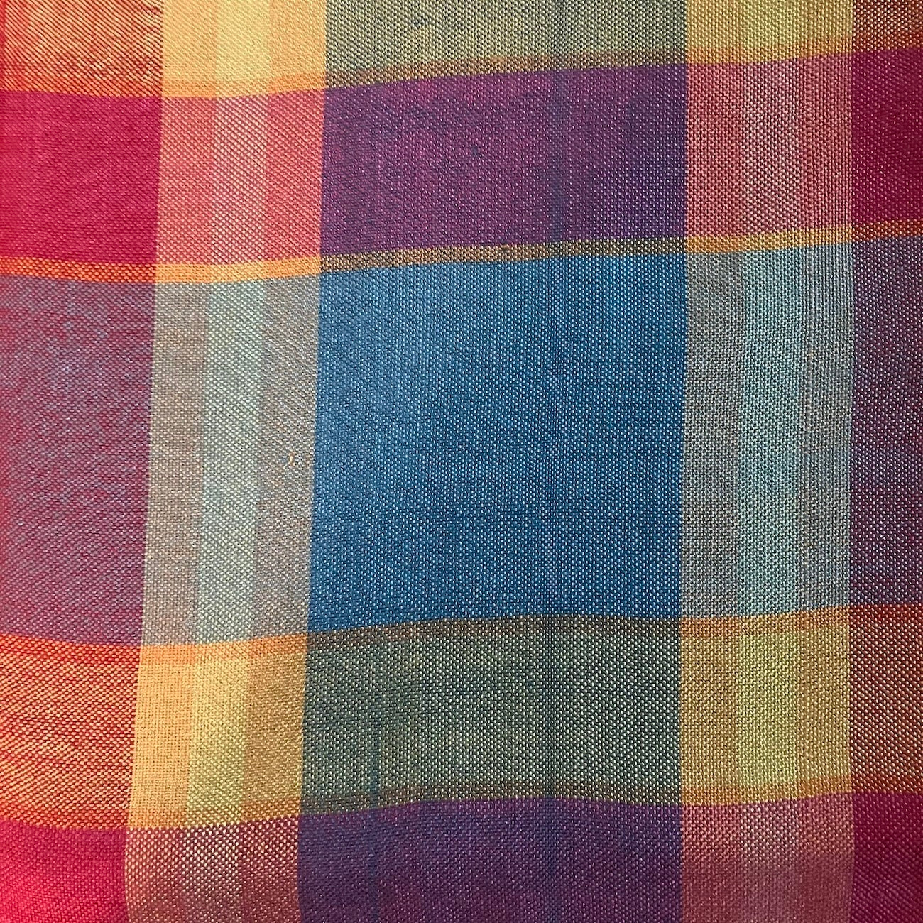 Magenta, Green and Purple weaving