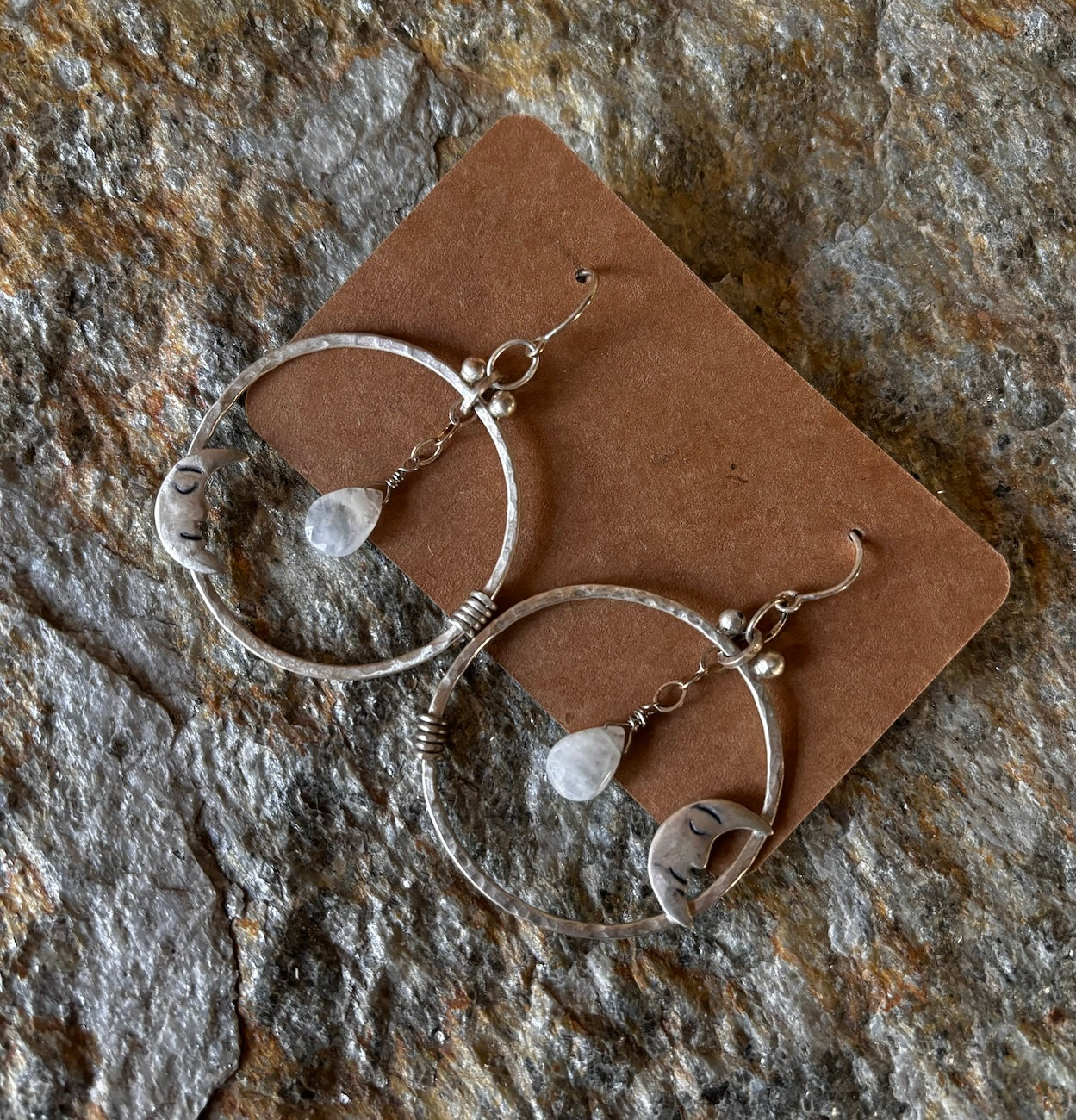 Man in the Moon Earrings J14