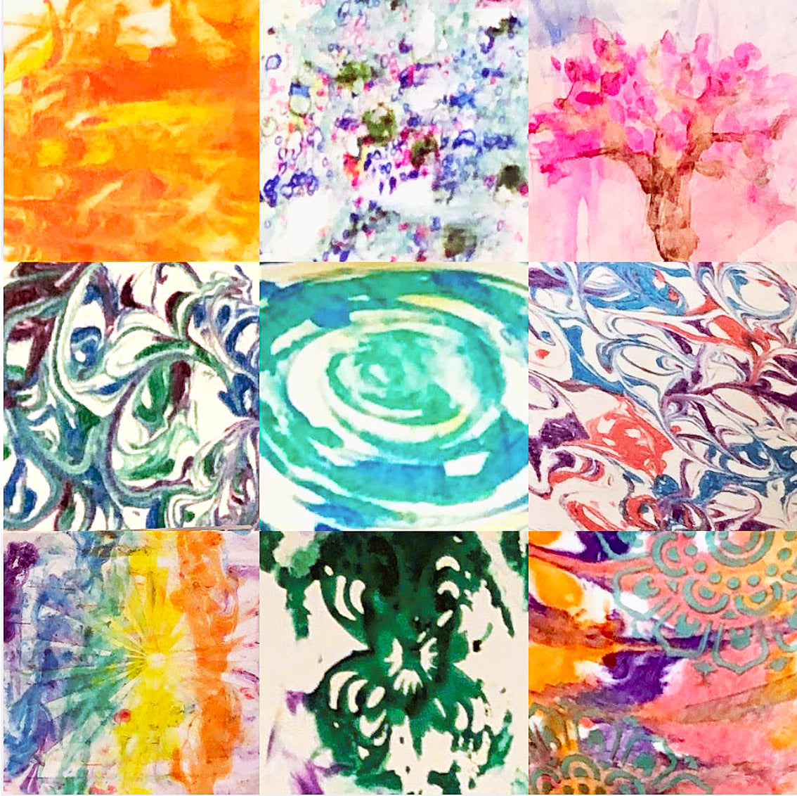 Spring Break Kids Art Class: Marbling Magic- Thurs. 3.19.26 @1:30P