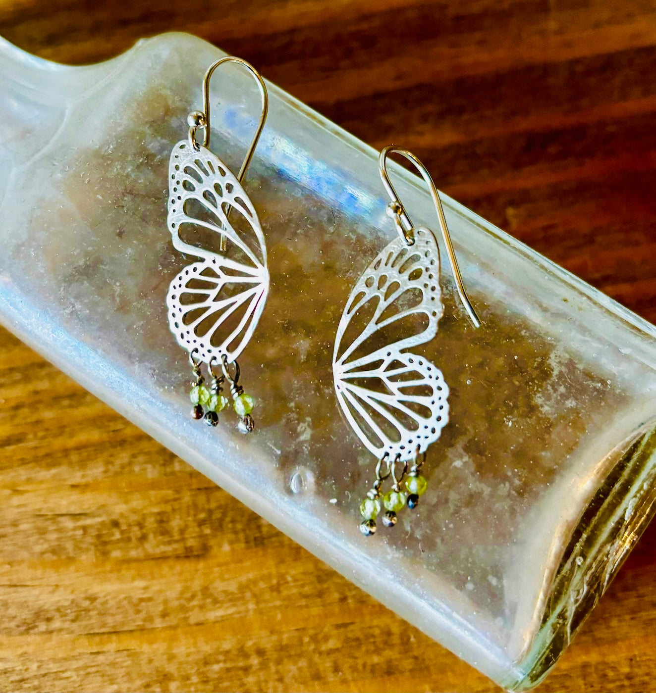 Mariposa and Tourmaline Earrings E27
