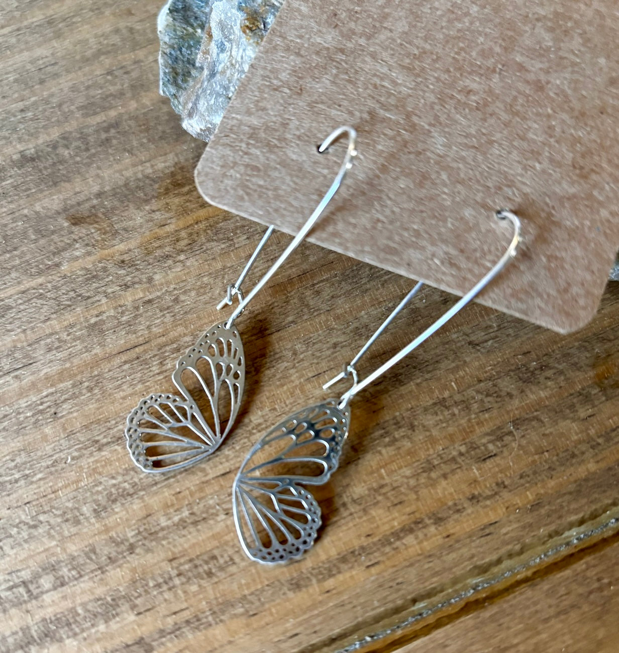 Mariposa in Silver Earrings J11