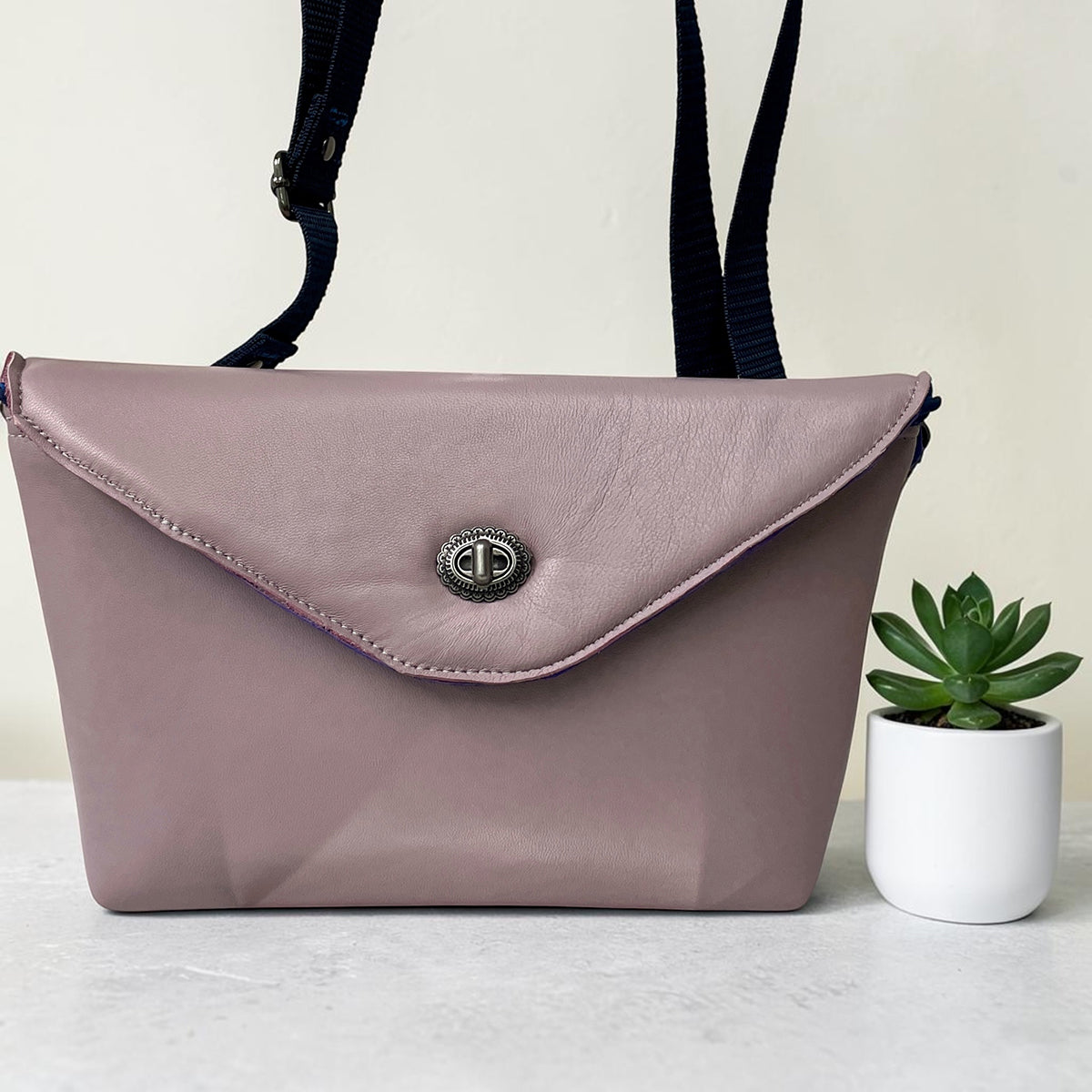 Mauve Mystique Crossbody Bag
