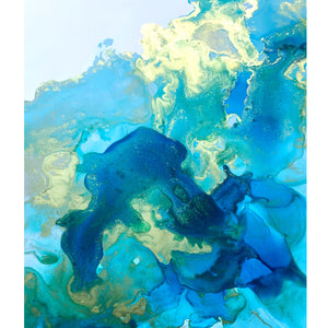 Metallic Alcohol Inks Art Class - Thurs 12.5.24 @ 12P