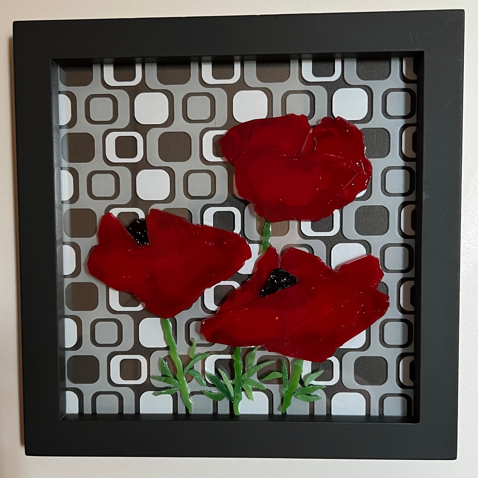 Mid-century Modern Poppies