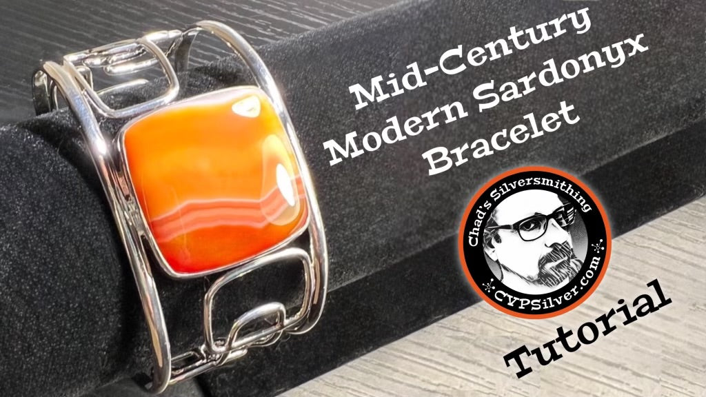 Midcentury Modern Sardonyx Bracelet