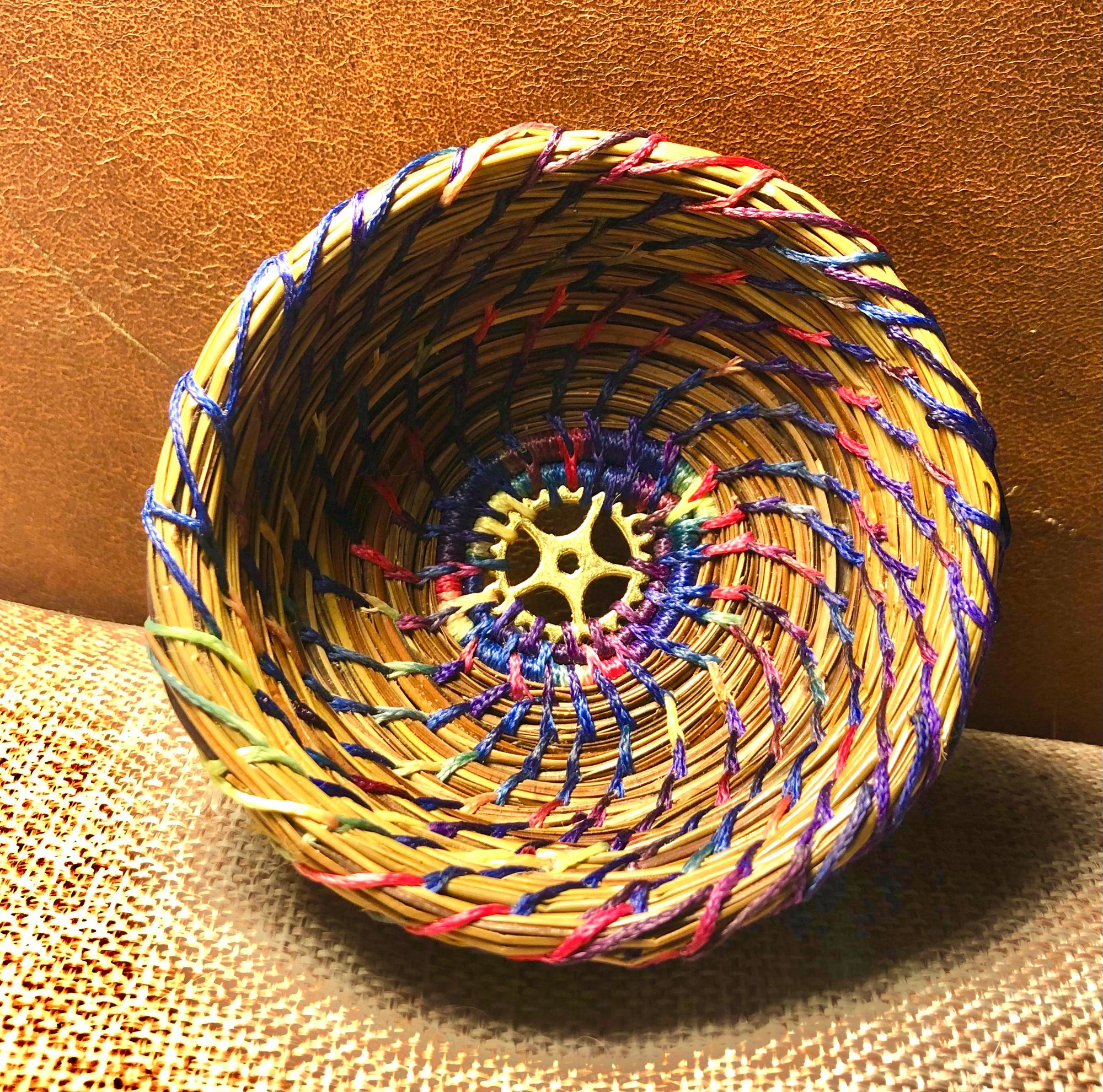 Miniature Rainbow Basket #1