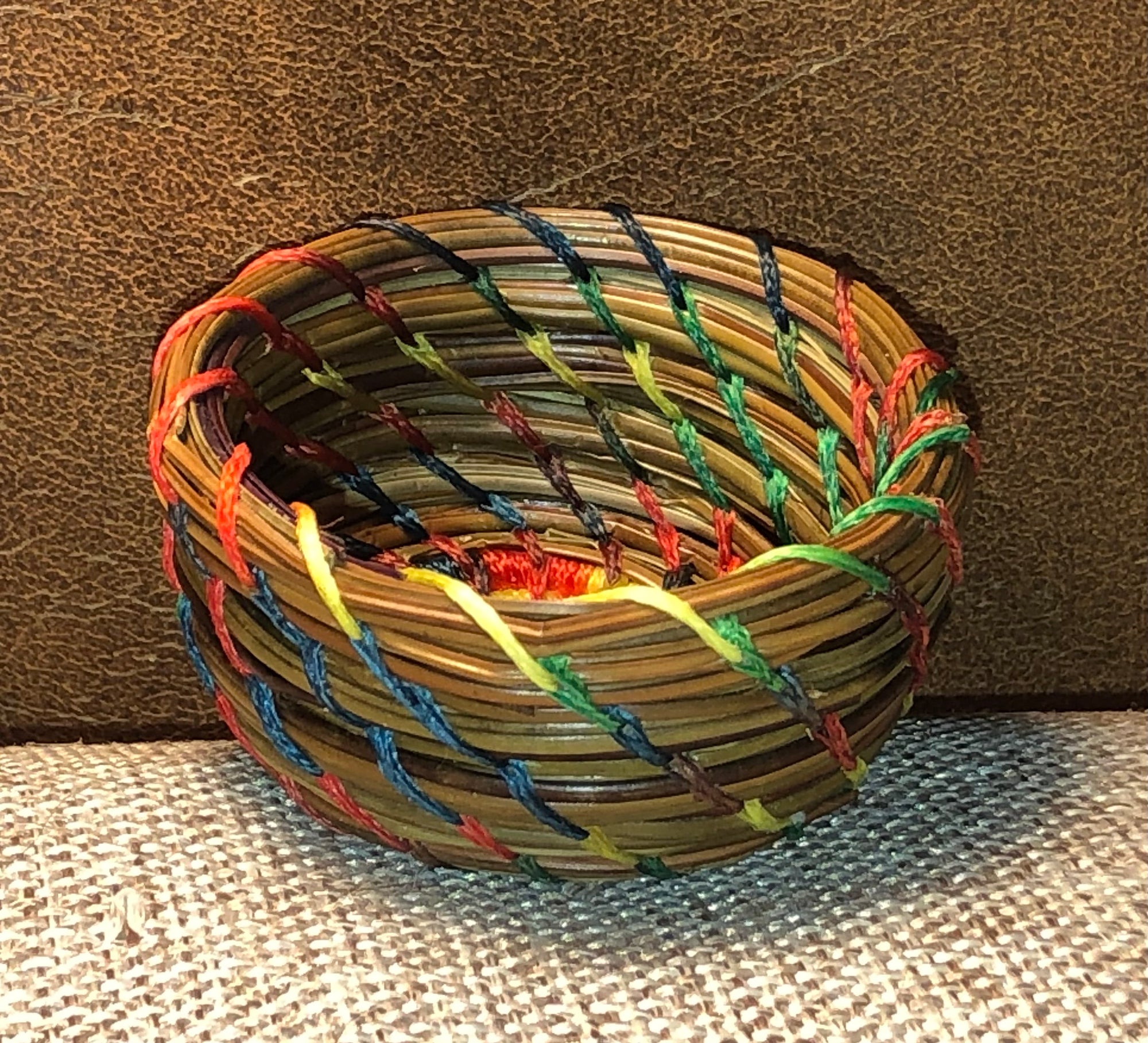 Miniature Rainbow Basket #2