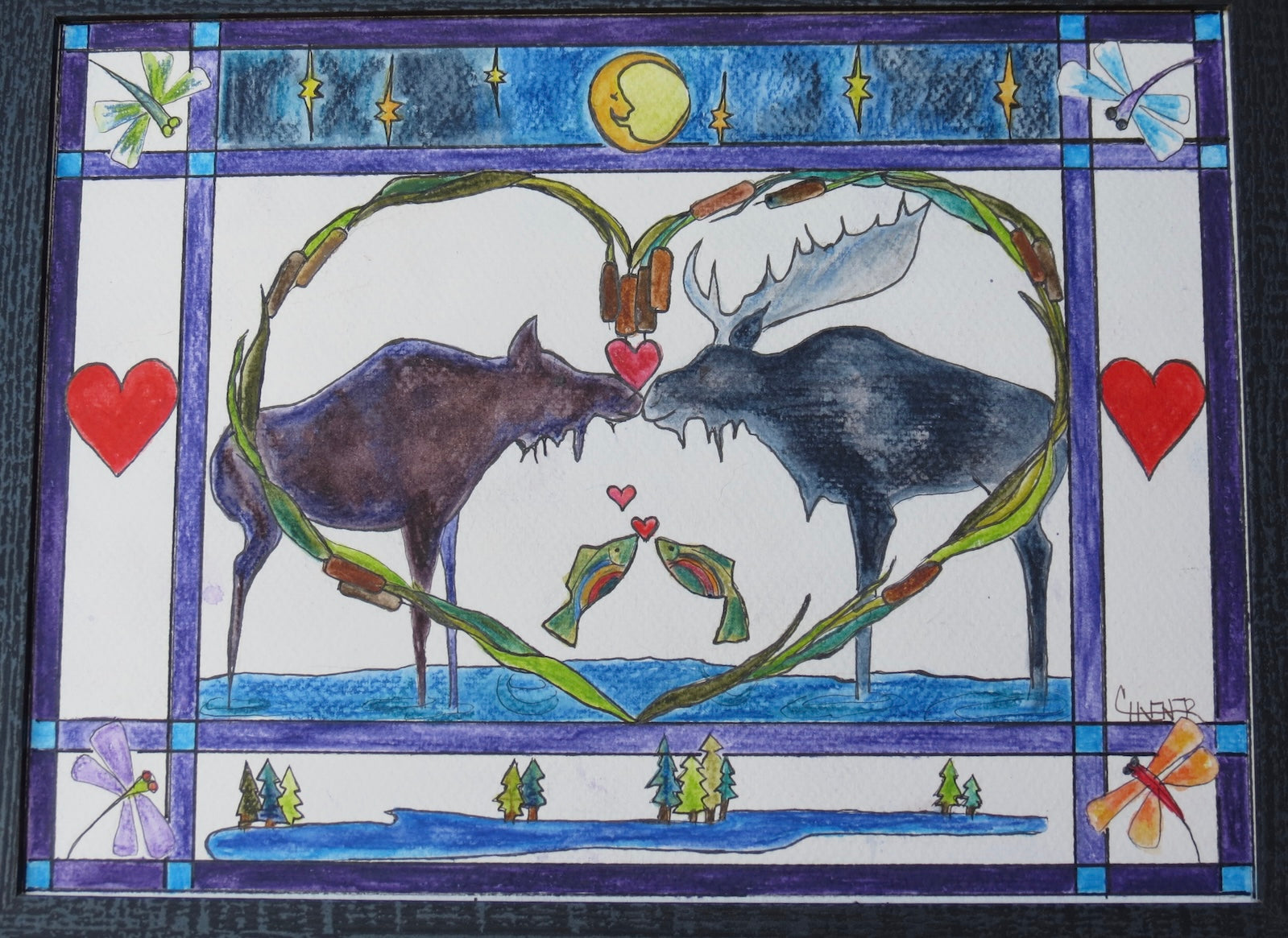 Moose Love with Rainbow Trout