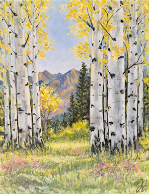 Autumn Mountain Glow Acrylic Art Class Sat. 11.21.26 @1:30PM