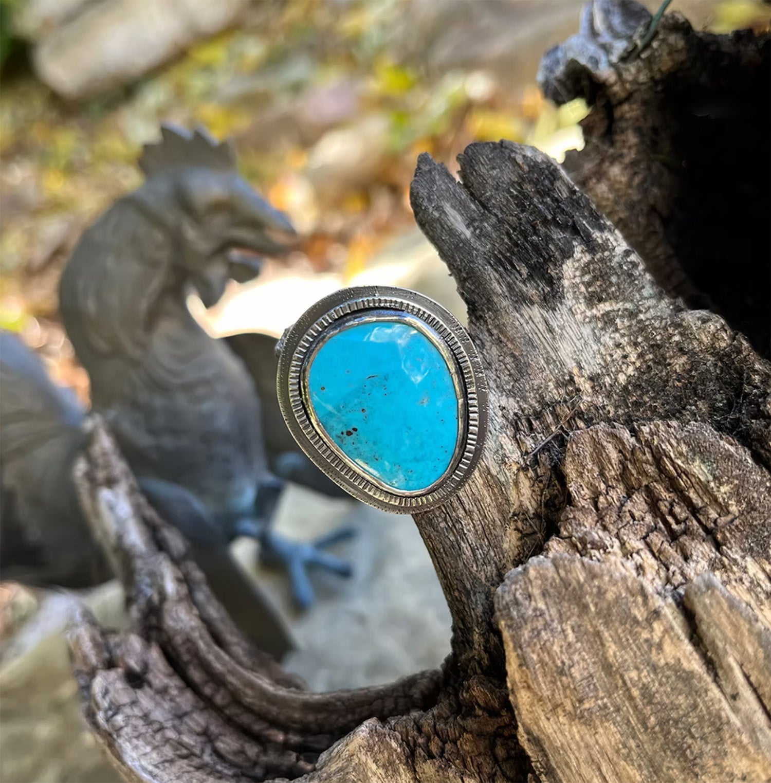 Narcarozi turquoise ring