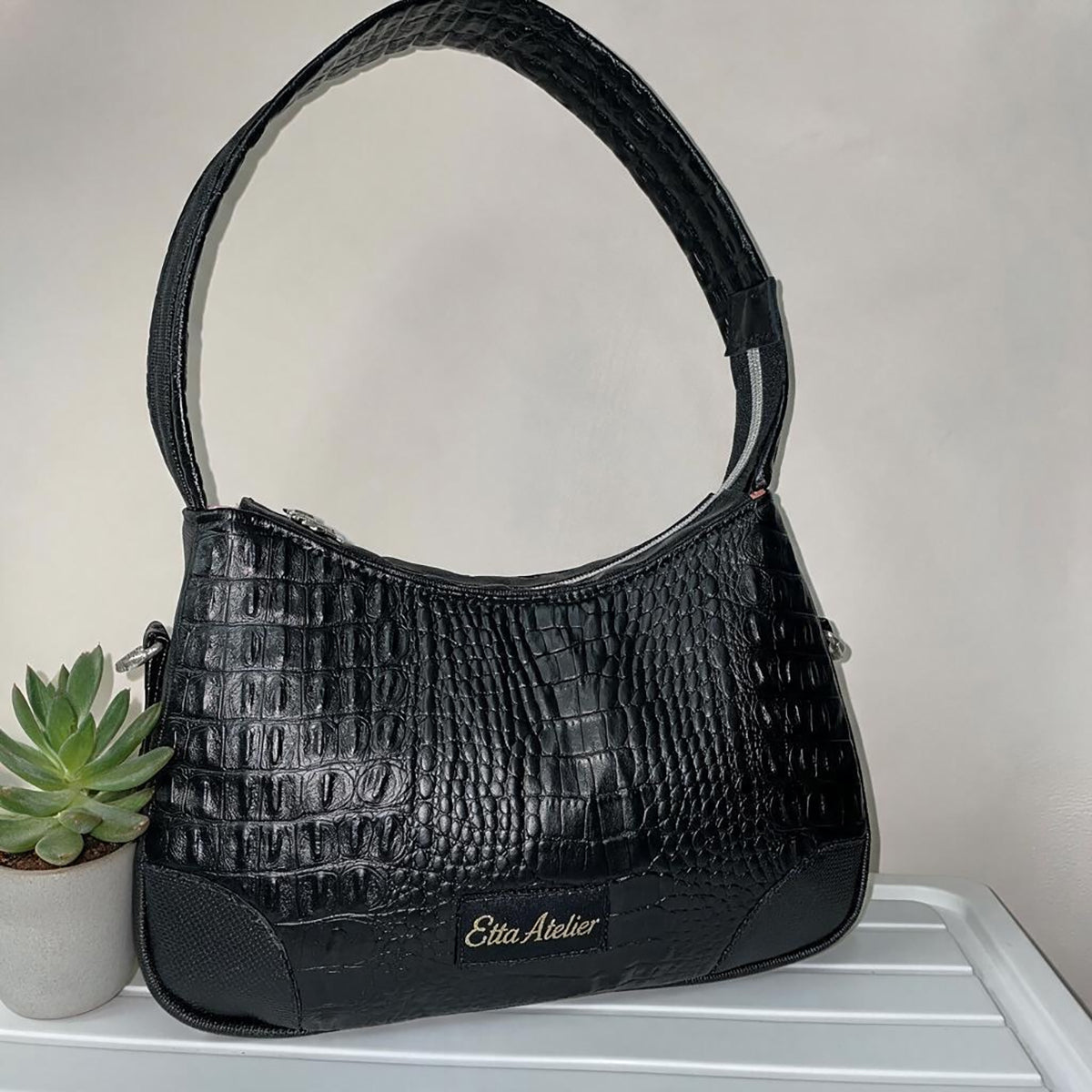 Noir Chic Shoulder Bag