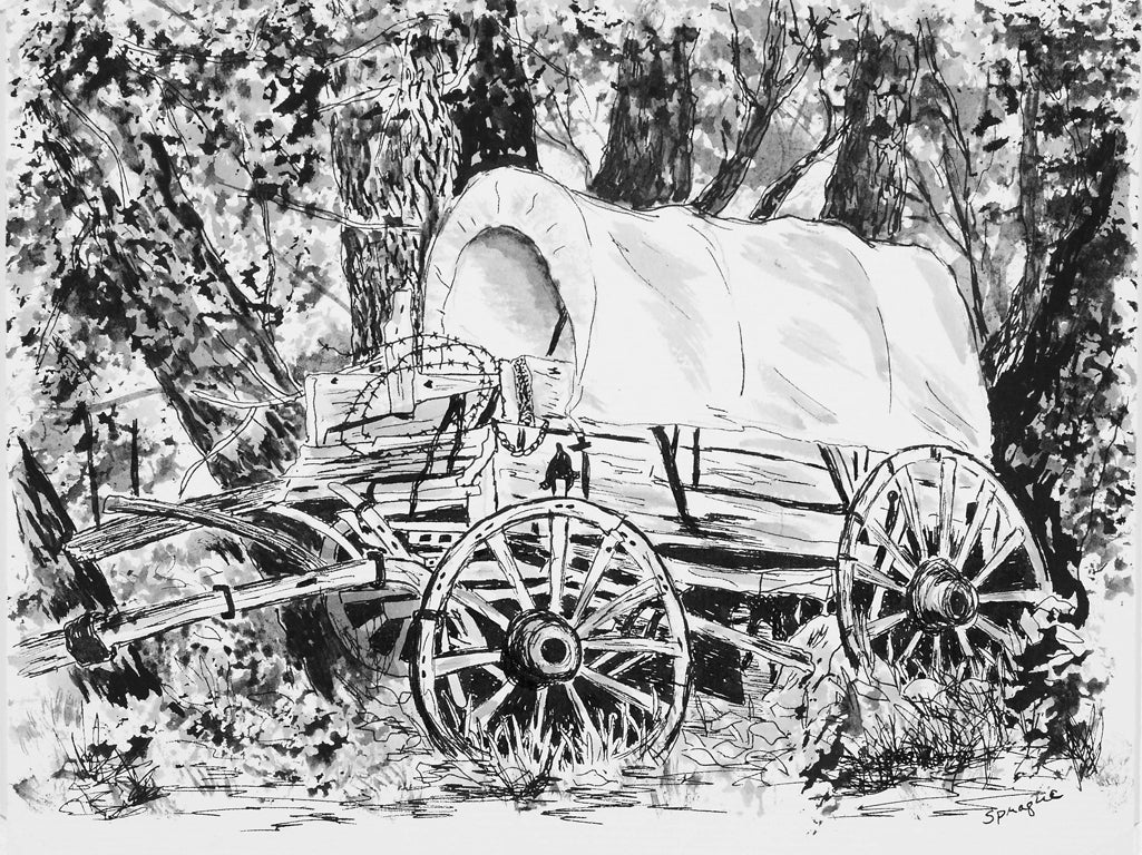 Old Covered Wagon