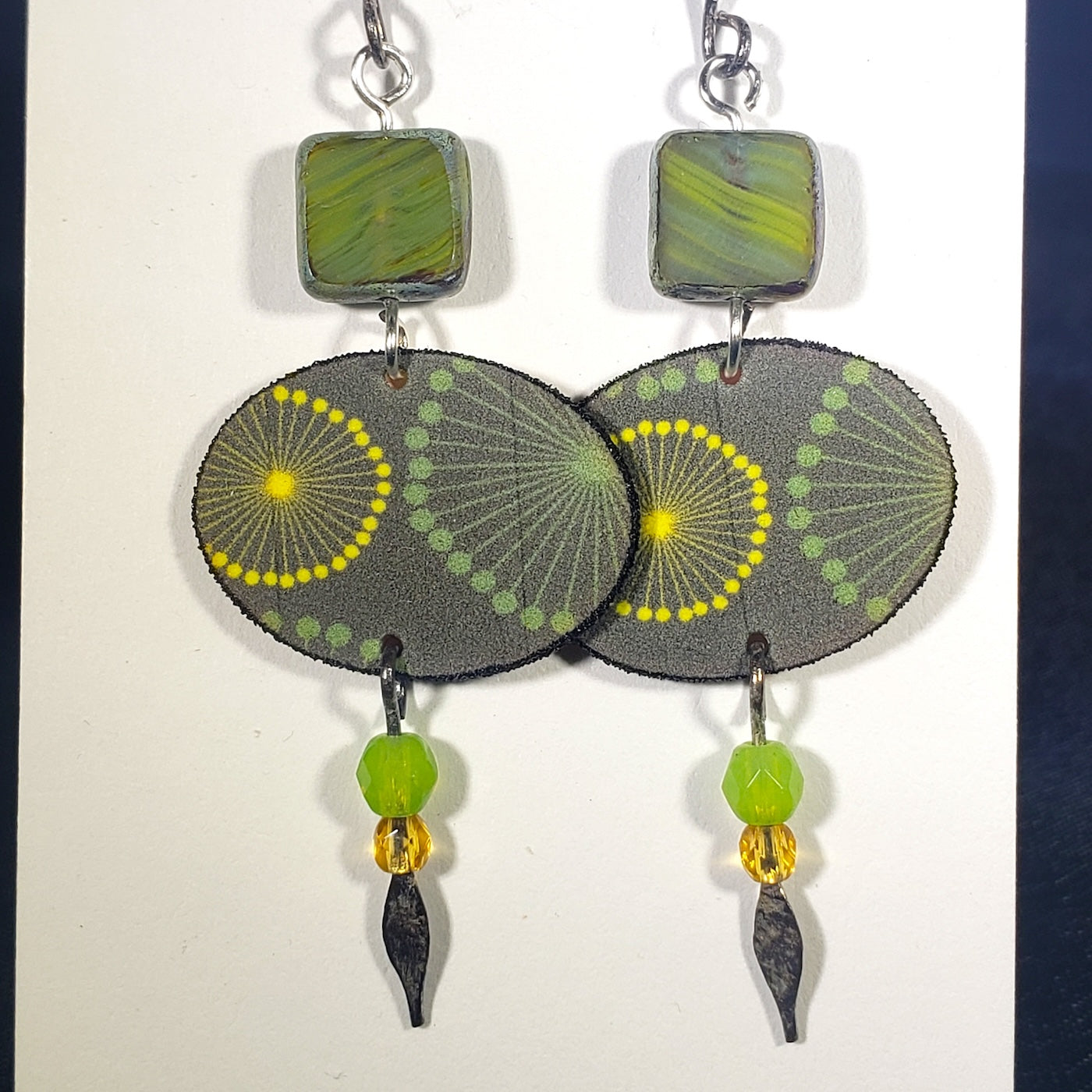 Olive earrings