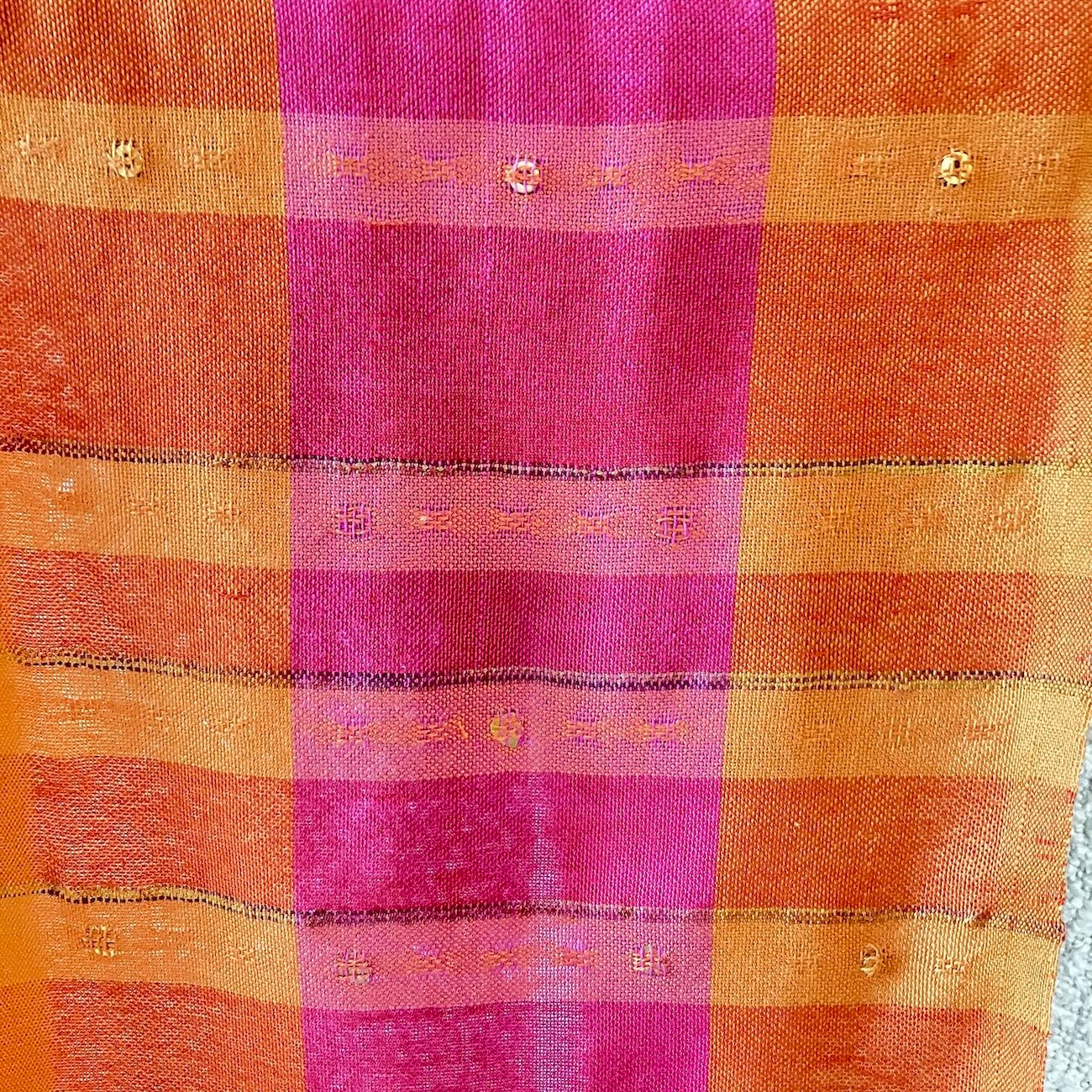 Orange and Pink Weaving