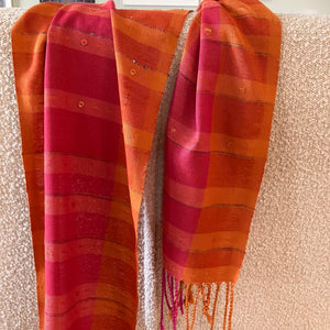 Orange and Pink Weaving