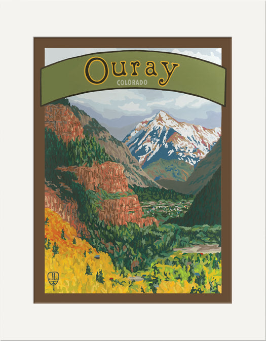 Ouray- Matted Print