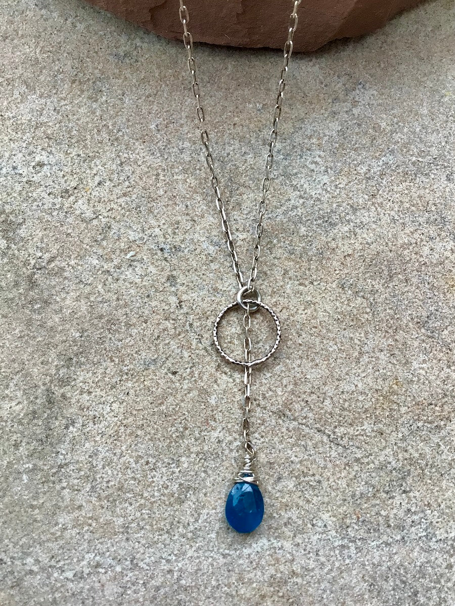 Peacock Drop Necklace