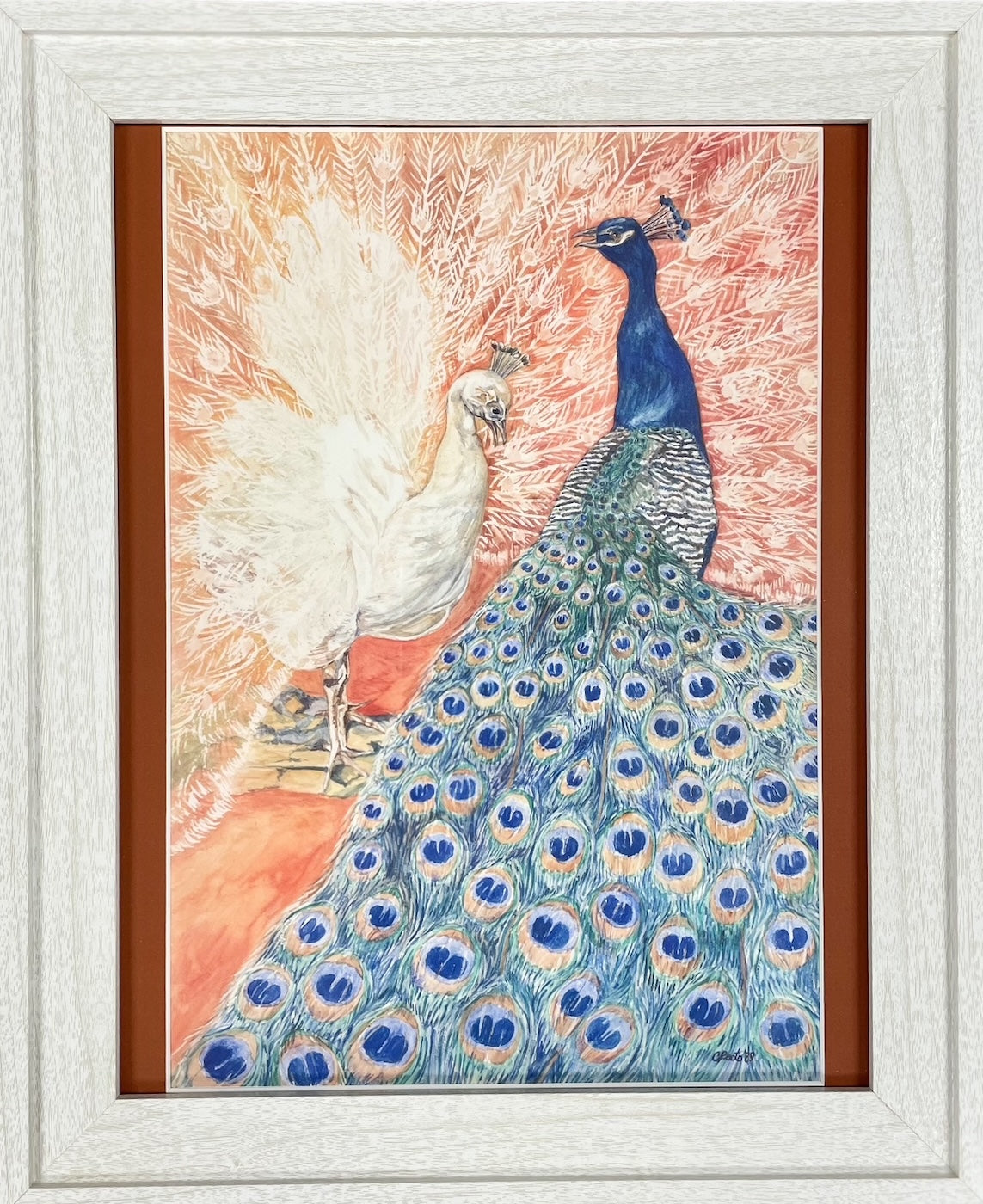 Courtship, 11x14 framed art