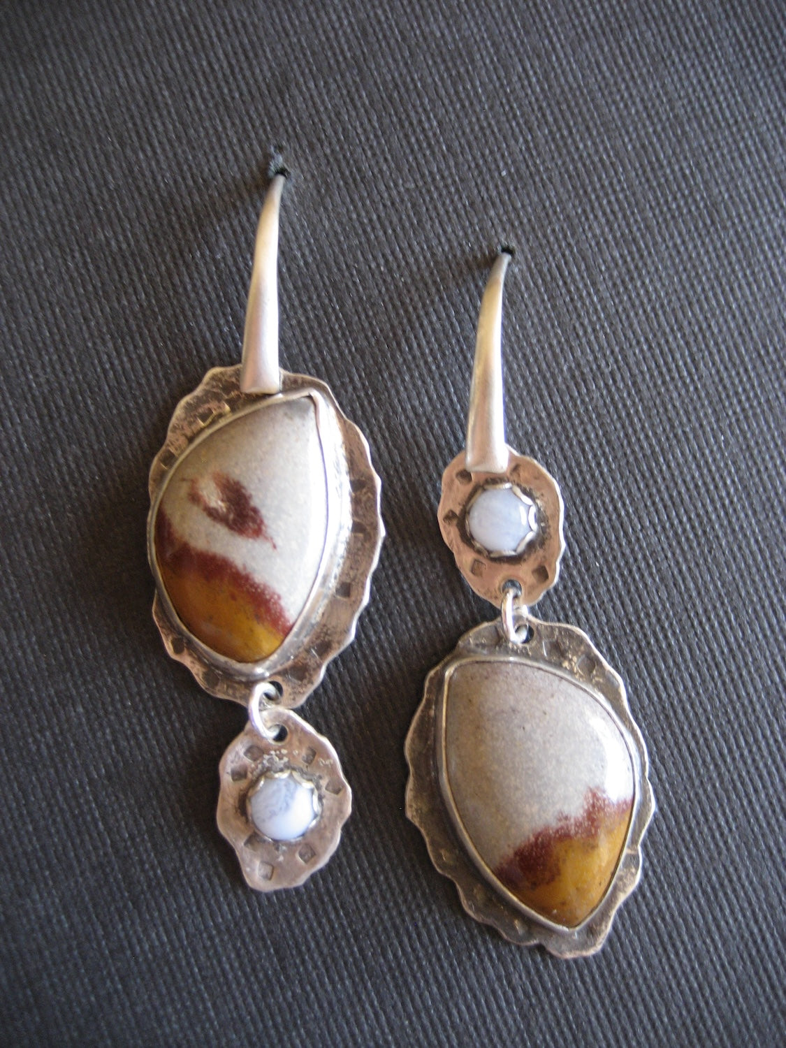 Picture Jasper & Agate earrings