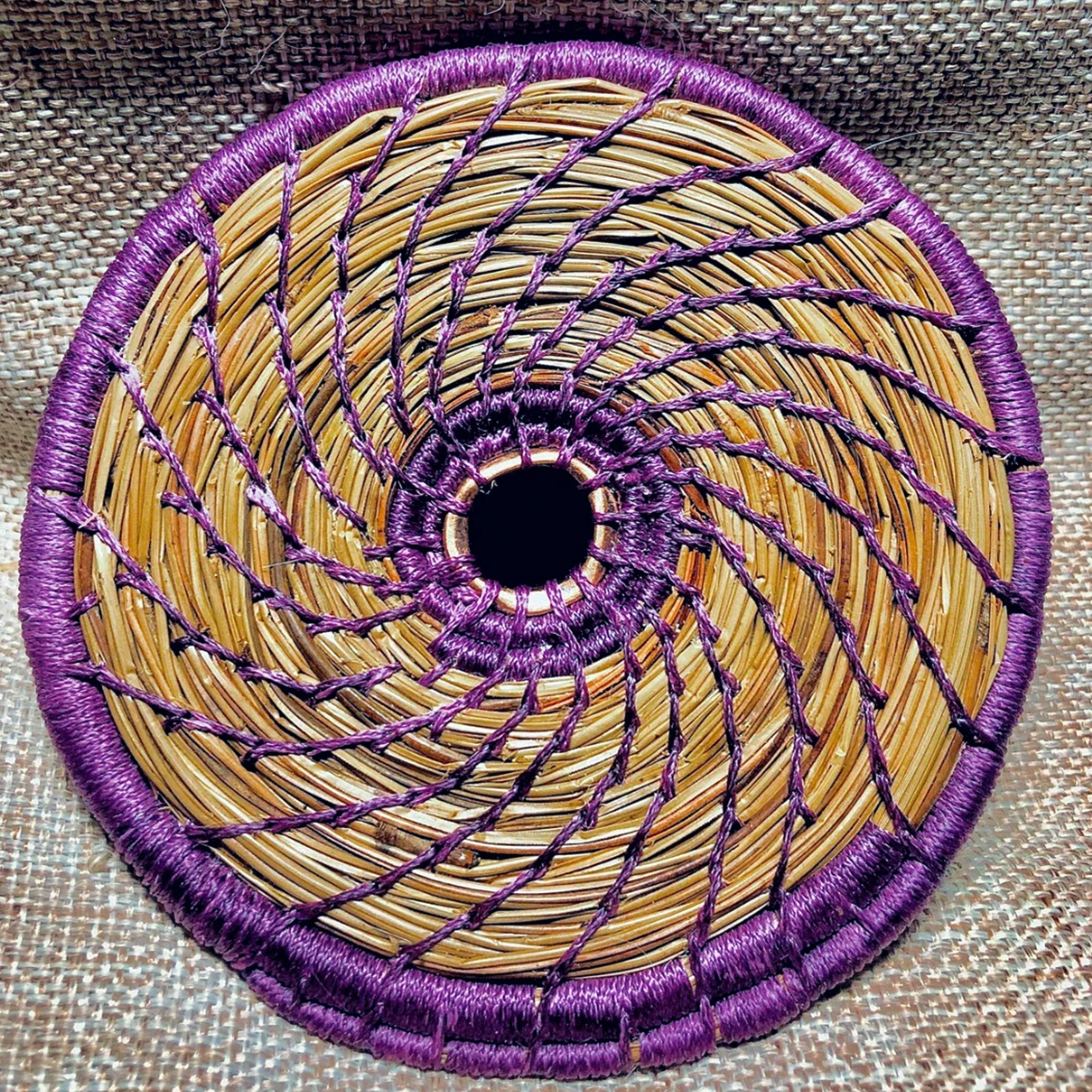 Beginner Pine Needle-Wrapped Coaster Art Class Sun. 9.29.24 @ 1P