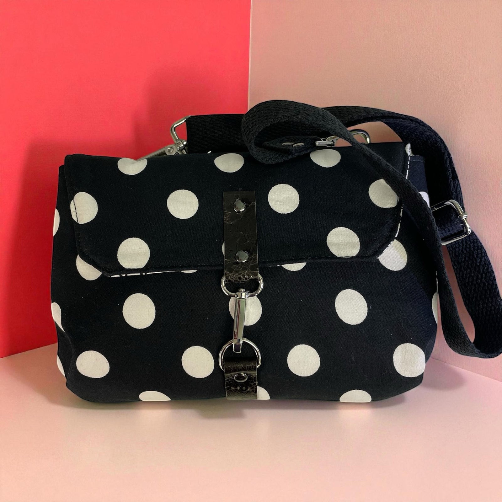 Polka-dot Belt & Crossbody Bag