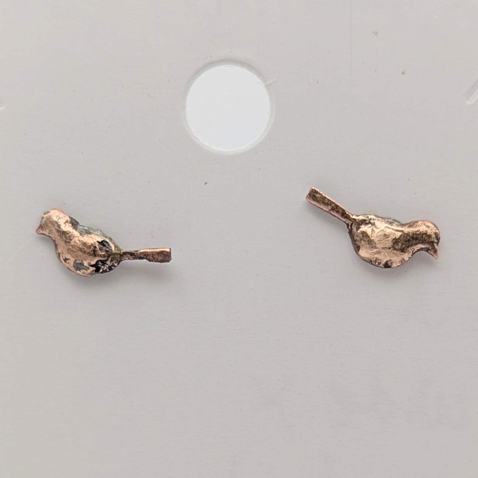 Post Earrings, Birds I