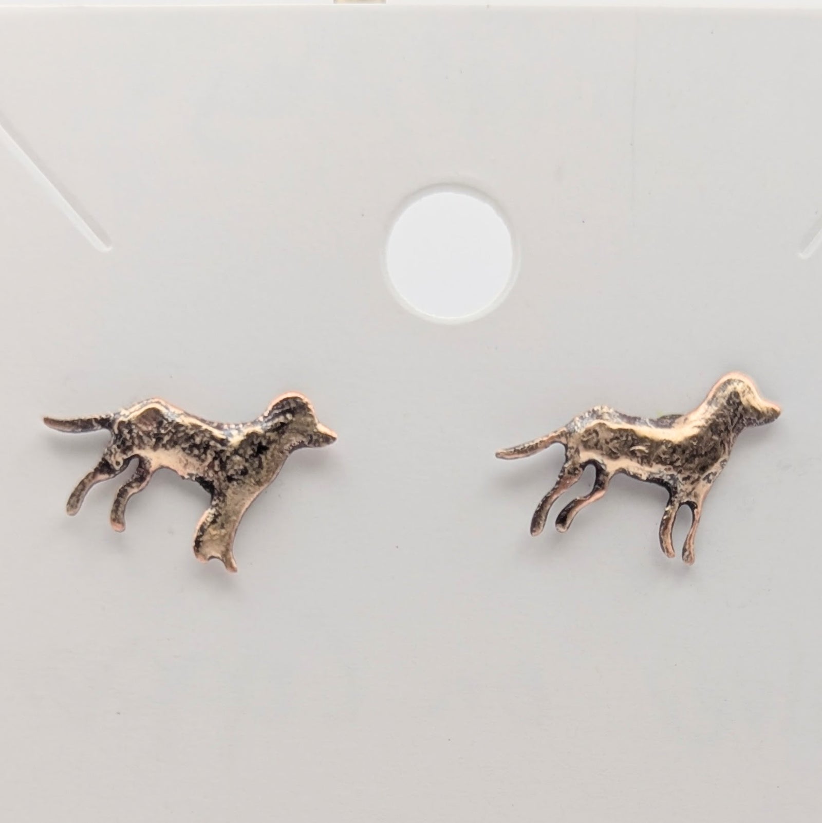 Post Earrings, Dog I