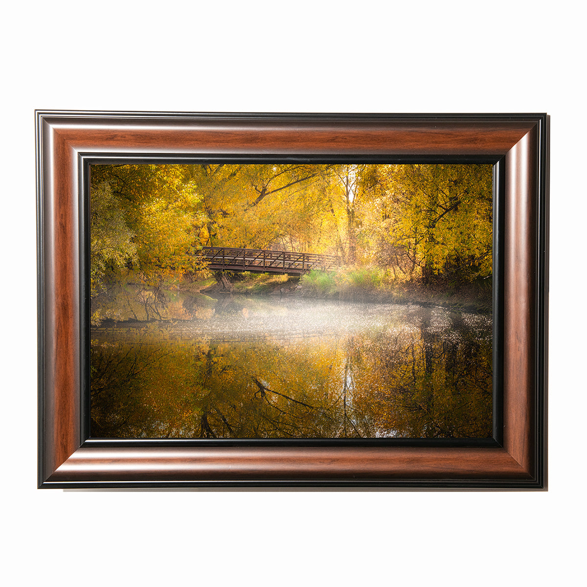 Poudre Bridge Into Fall