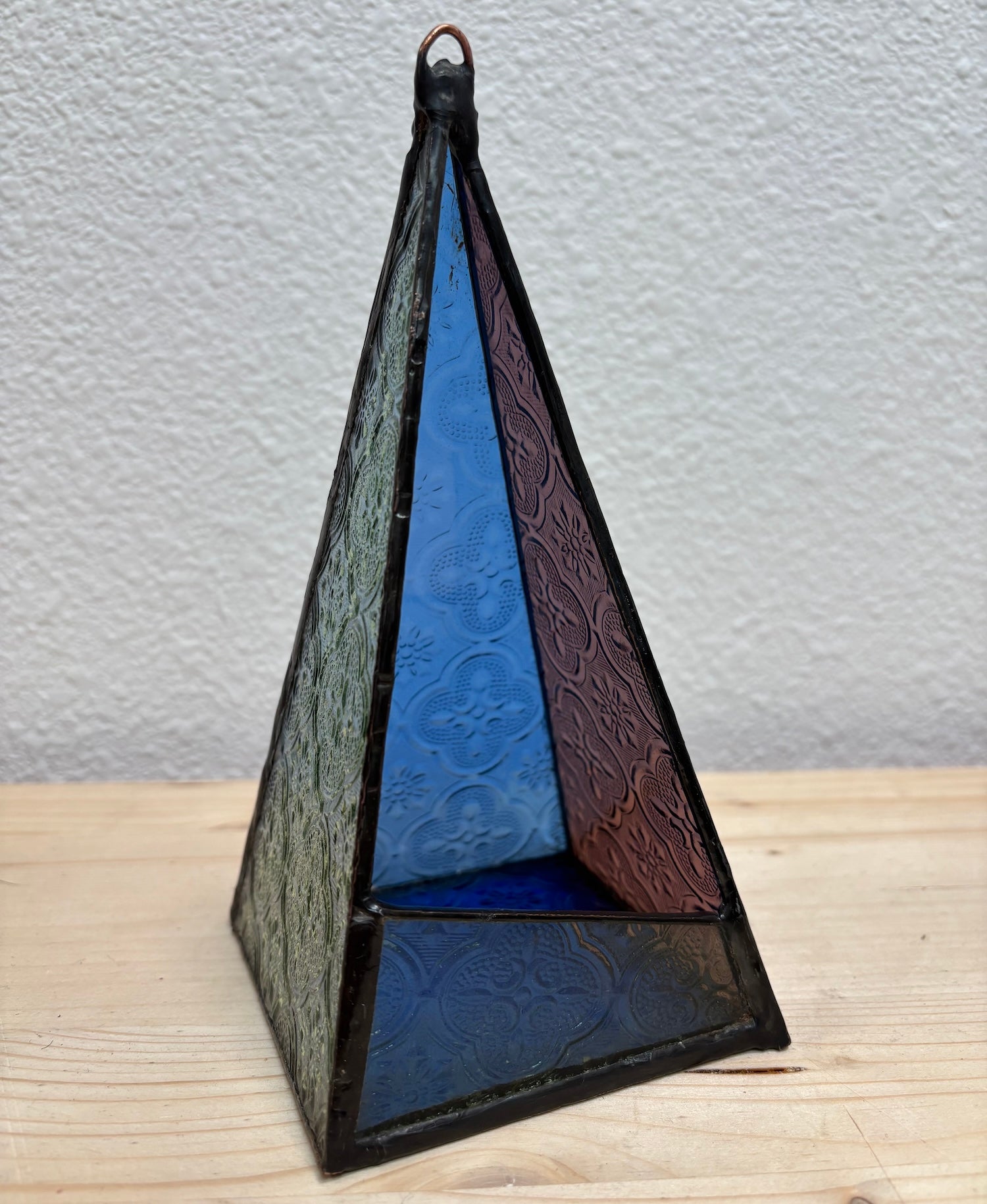 Pressed Glass Airplant or Flameless Candle holder