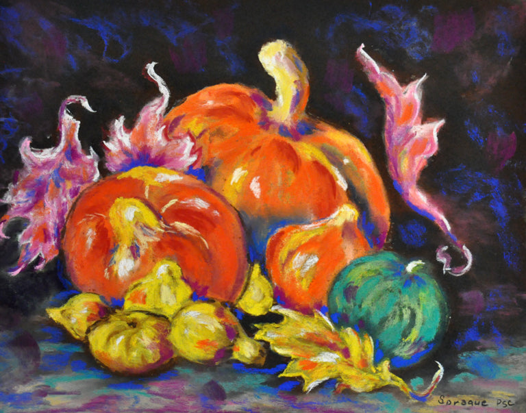 Pastel Painting-Pumpkins and Gourds Art Class Tues. 10.13.26 @ 10AM