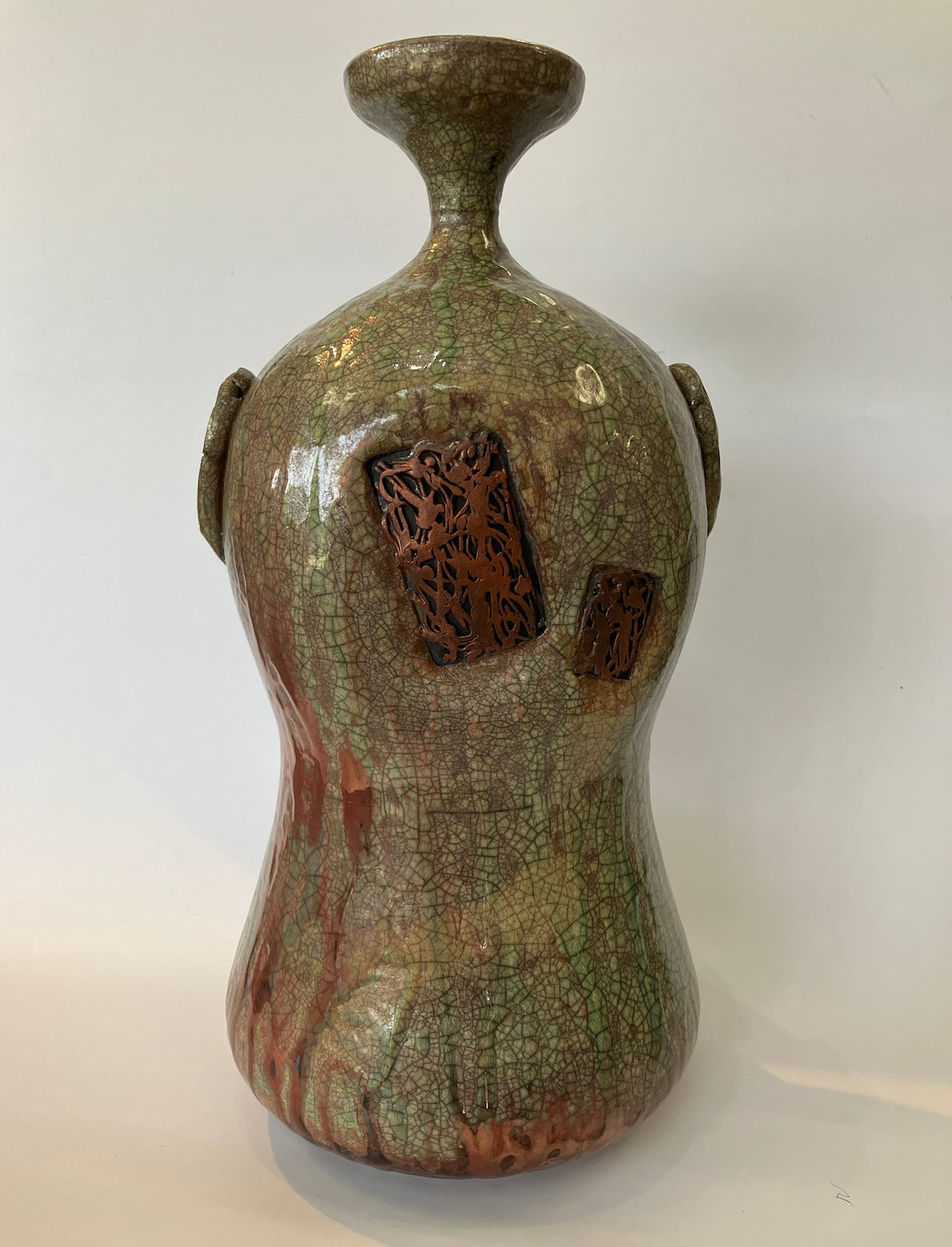 Raku bottle 02